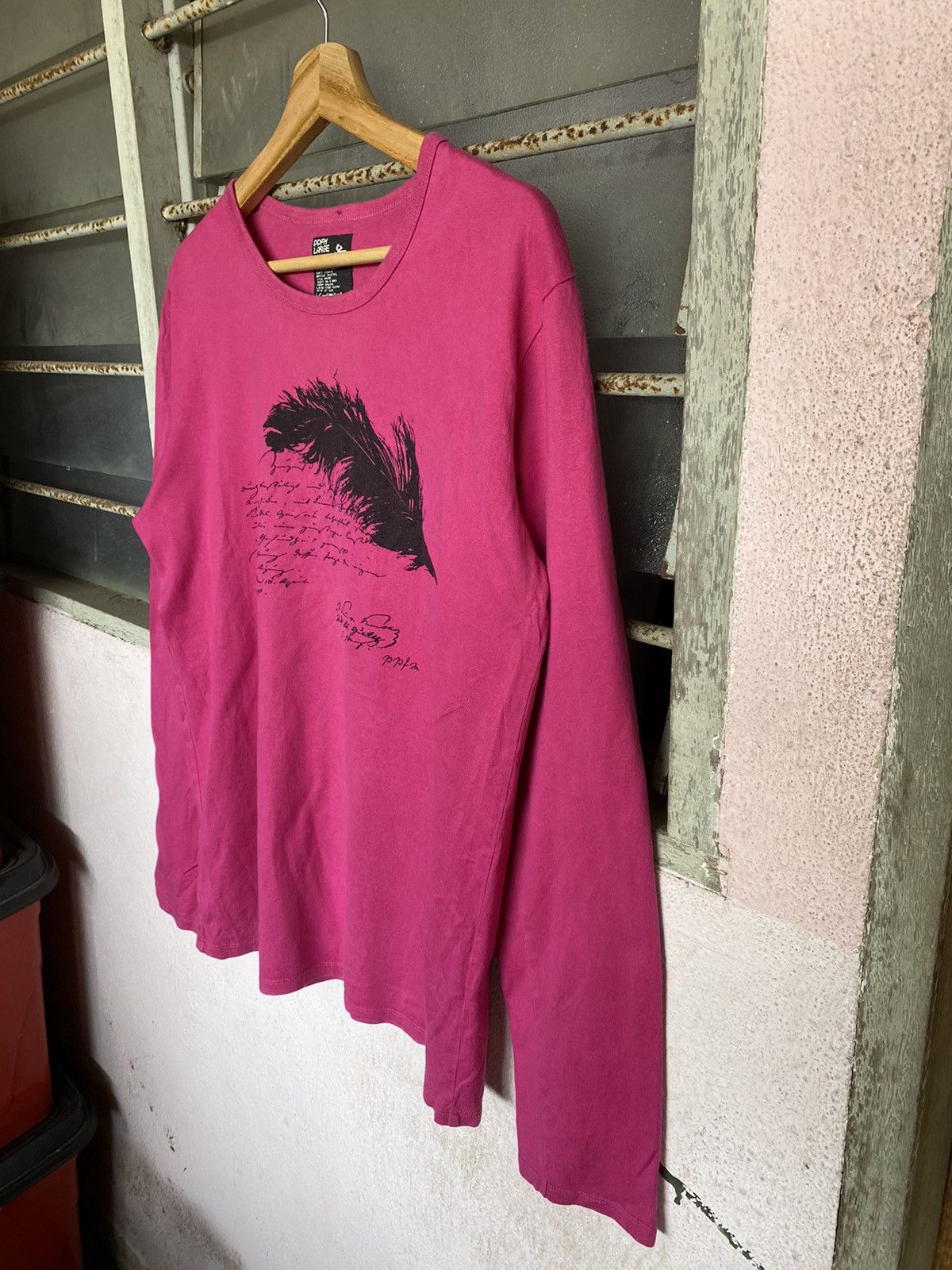 PPFM PPFM poem spellout long sleeve tshirts Size US L / EU 52-54 / 3 - 3 Thumbnail