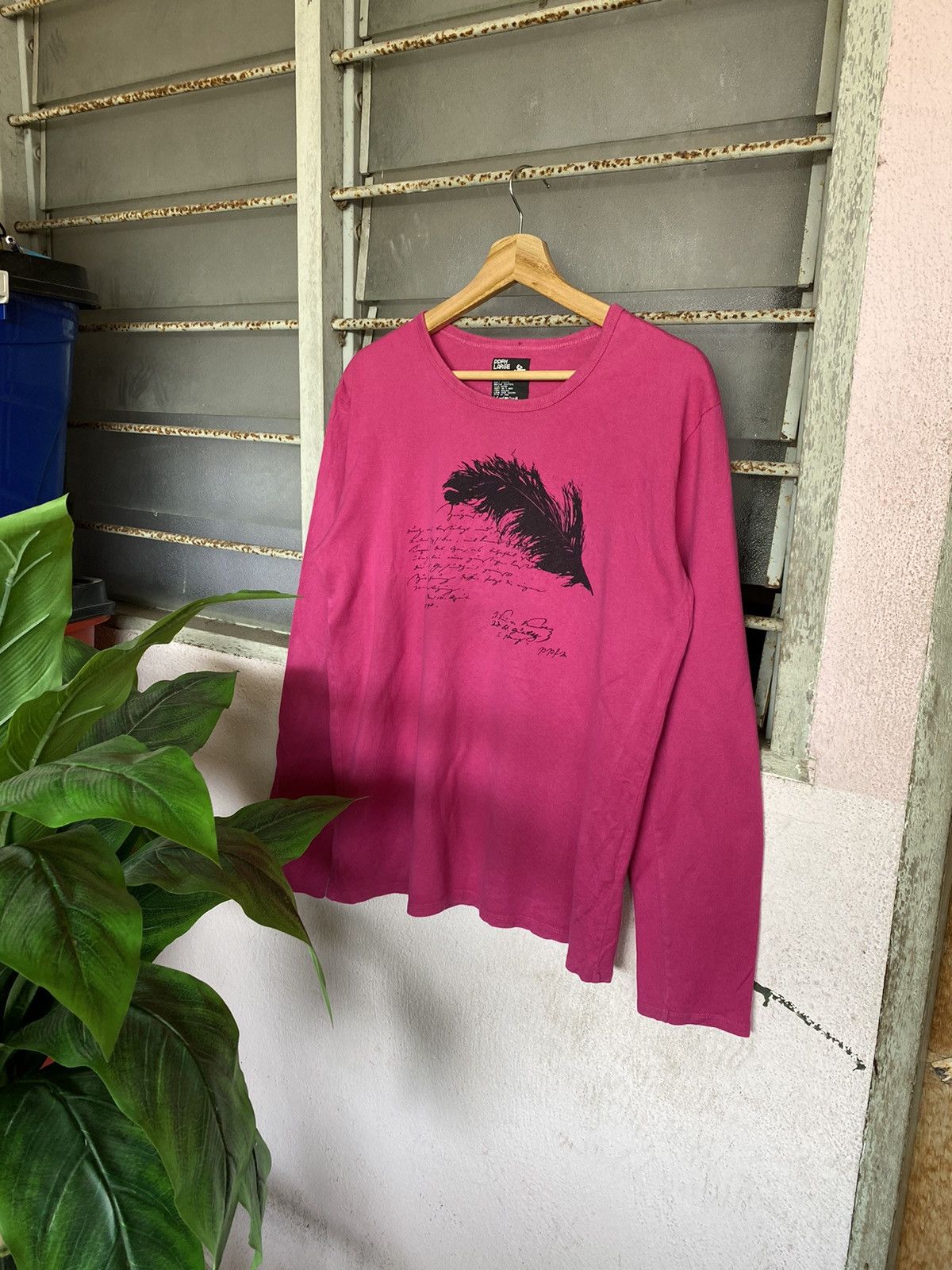 PPFM PPFM poem spellout long sleeve tshirts Size US L / EU 52-54 / 3 - 1 Thumbnail