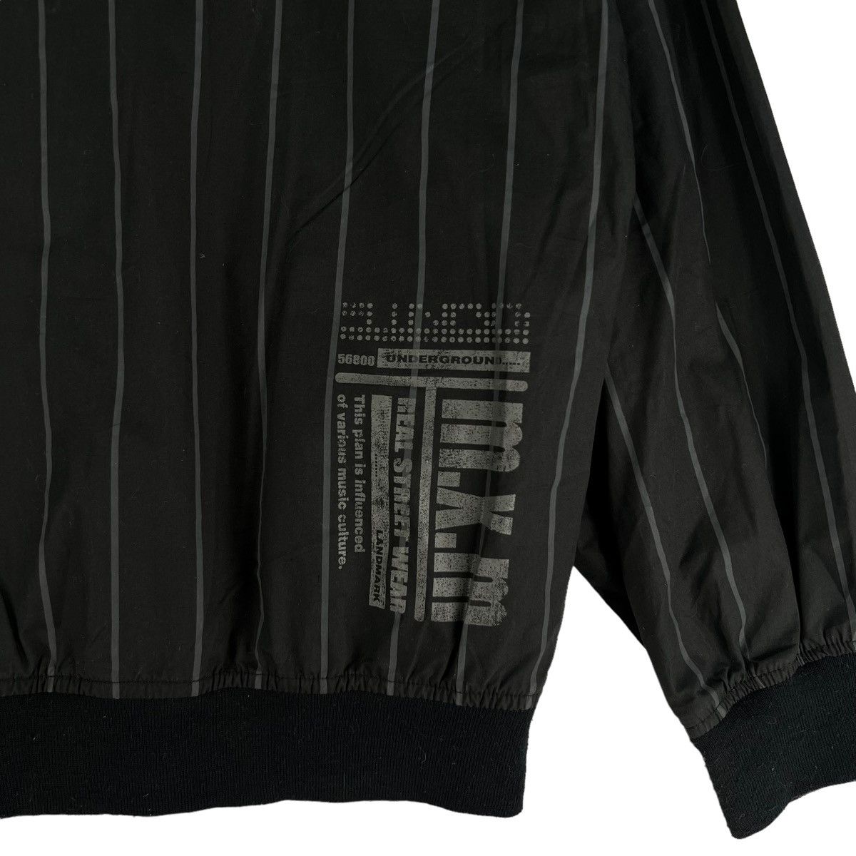 Japanese Brand VINTAGE HIKORY CHORE BOMBER JACKET UNDERGROUND ISSEY MIYAKE Size US M / EU 48-50 / 2 - 8 Thumbnail