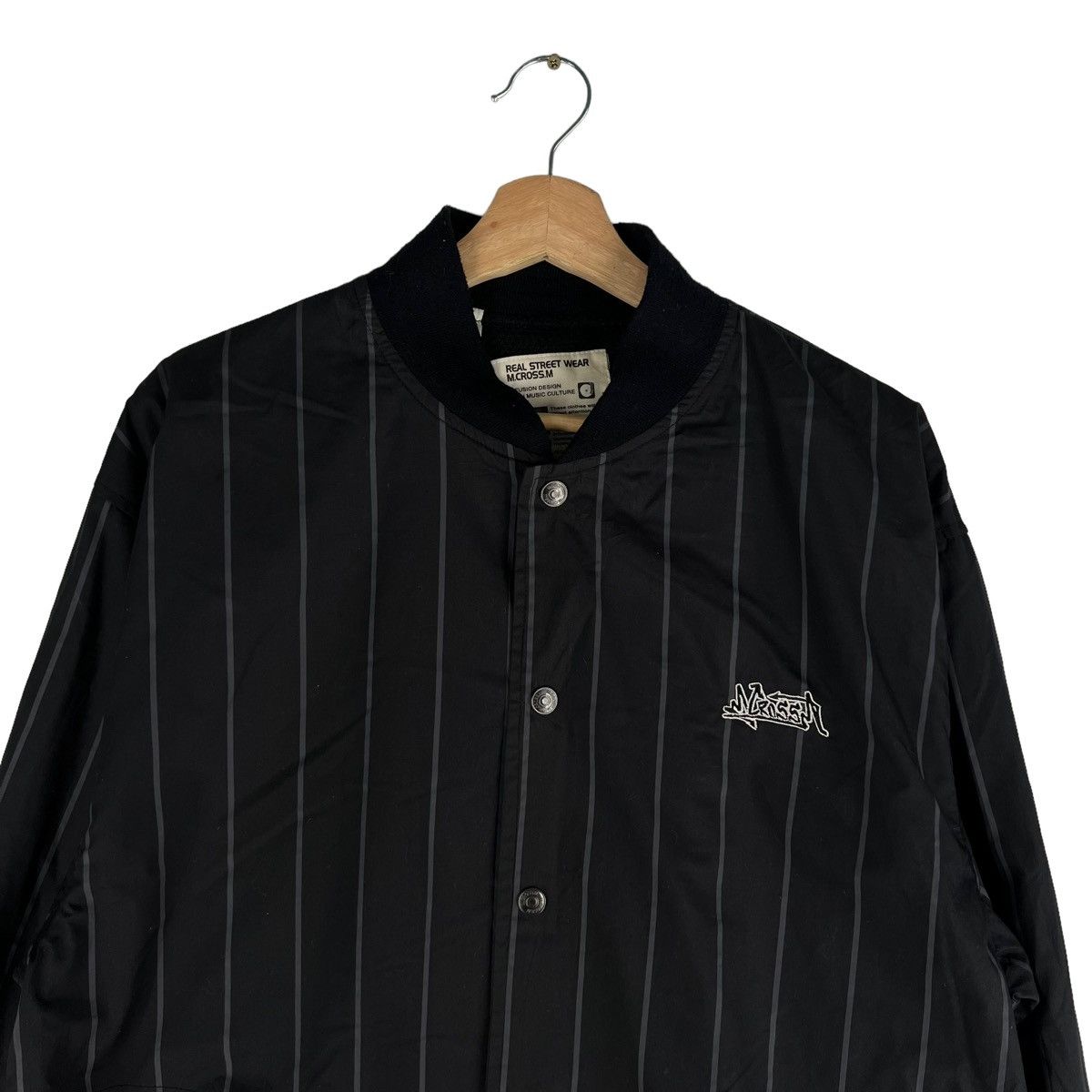 Japanese Brand VINTAGE HIKORY CHORE BOMBER JACKET UNDERGROUND ISSEY MIYAKE Size US M / EU 48-50 / 2 - 3 Thumbnail