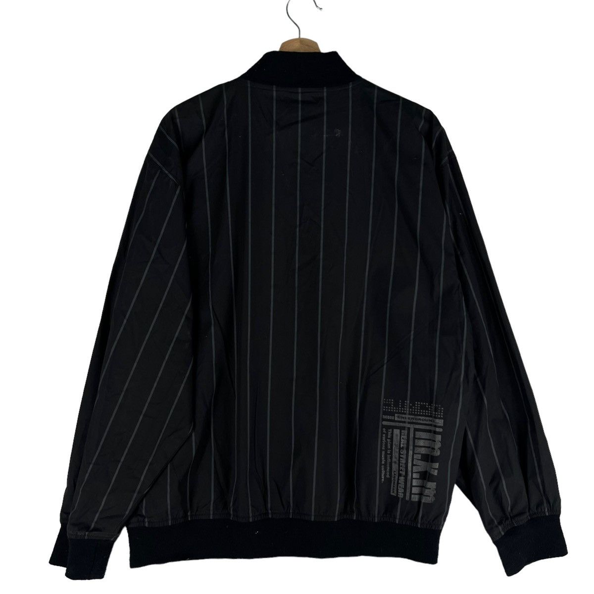 Japanese Brand VINTAGE HIKORY CHORE BOMBER JACKET UNDERGROUND ISSEY MIYAKE Size US M / EU 48-50 / 2 - 2 Thumbnail