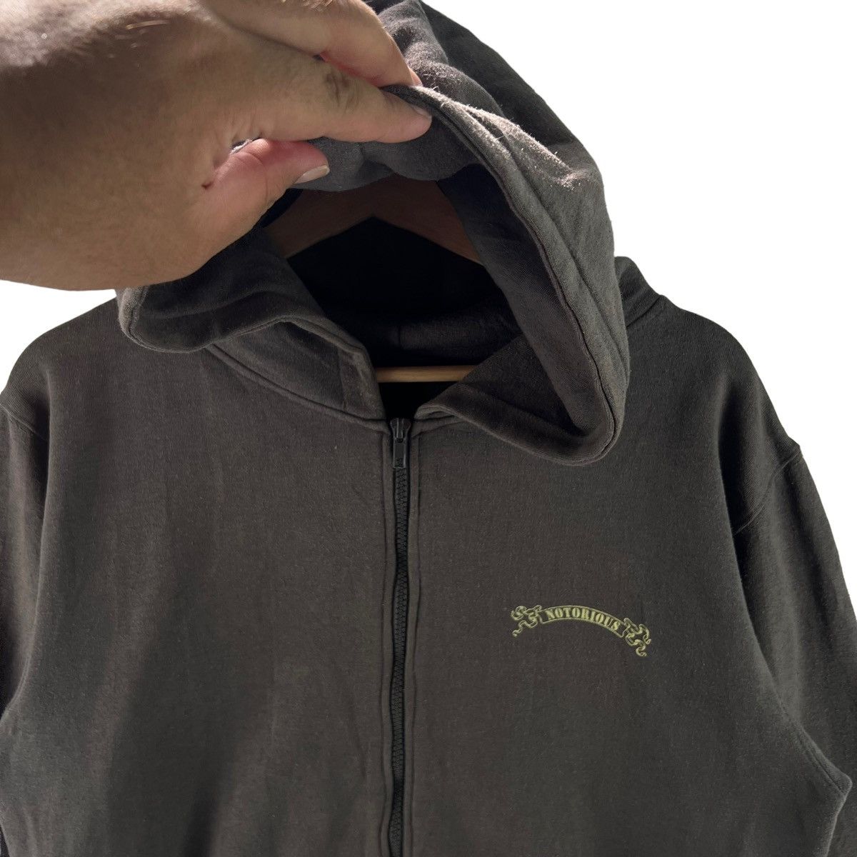 Japanese Brand VINTAGE RARE HOODIE BIG LOGO NOTORIOUS CHROME HEARTS DESIGN Size US M / EU 48-50 / 2 - 5 Thumbnail
