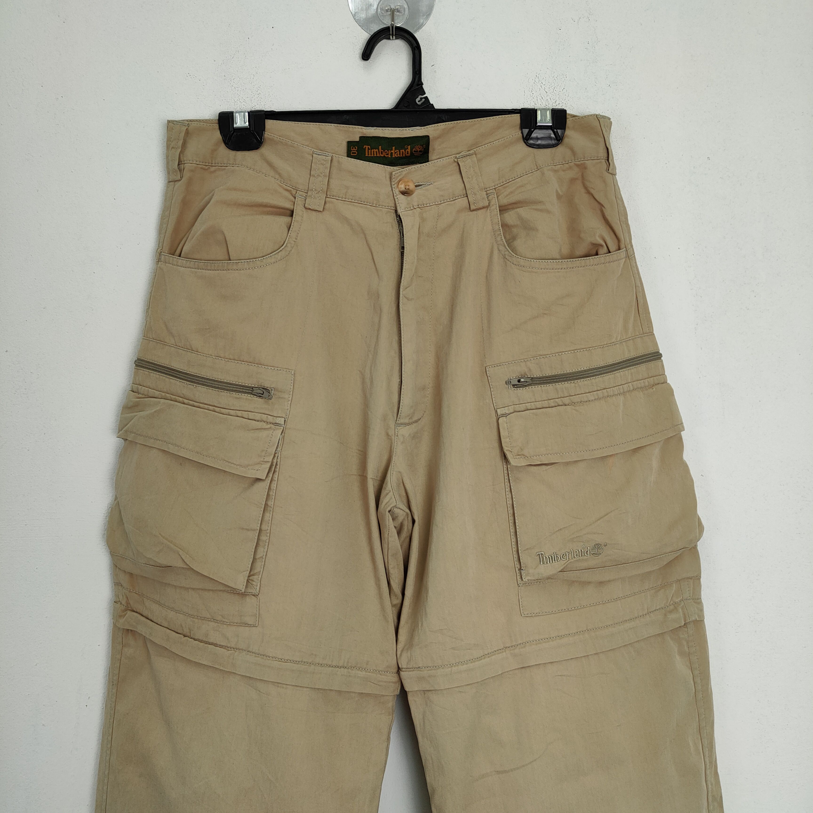 Timberland VINTAGE TIMBERLAND BAGGY CARGO PANTS 9 POCKET Size US 30 / EU 46 - 2 Thumbnail