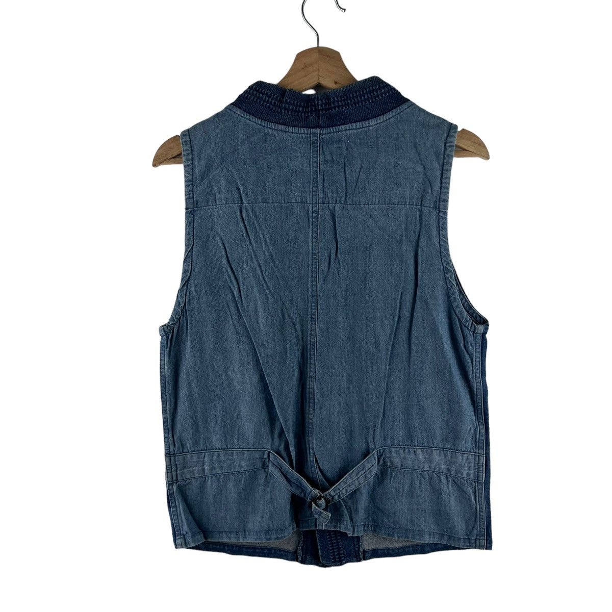 Indigo VINTAGE VEST M2SQUARED INSPECTOR DESIGN DENIM ISSEY MIYAKE Size US M / EU 48-50 / 2 - 8 Thumbnail