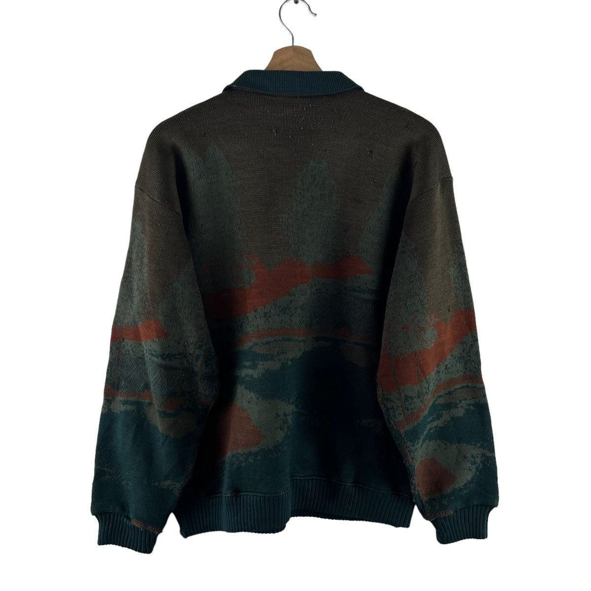 Japanese Brand VINTAGE COLLAR SWEATSHIRT BIG LOGO RARE DESIGN OVERPRINT Size US M / EU 48-50 / 2 - 6 Thumbnail