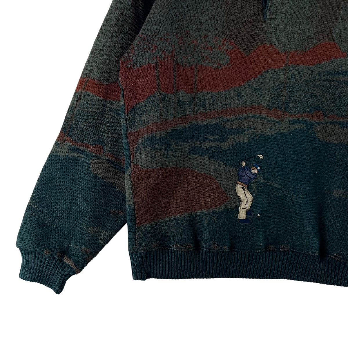 Japanese Brand VINTAGE COLLAR SWEATSHIRT BIG LOGO RARE DESIGN OVERPRINT Size US M / EU 48-50 / 2 - 5 Thumbnail