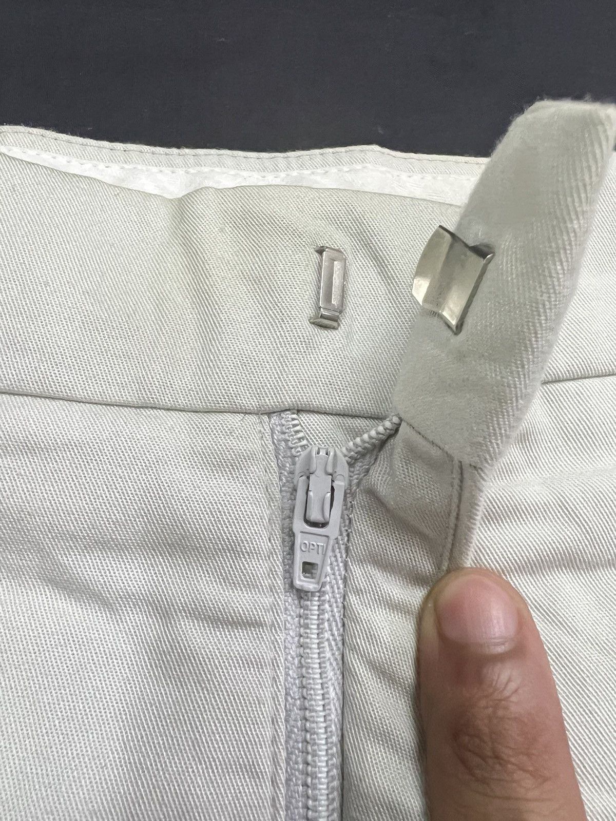 Hermes GRAIL🔥90s Hermes Margiela Button Suspender Leather Shorts Size US 31 - 4 Thumbnail