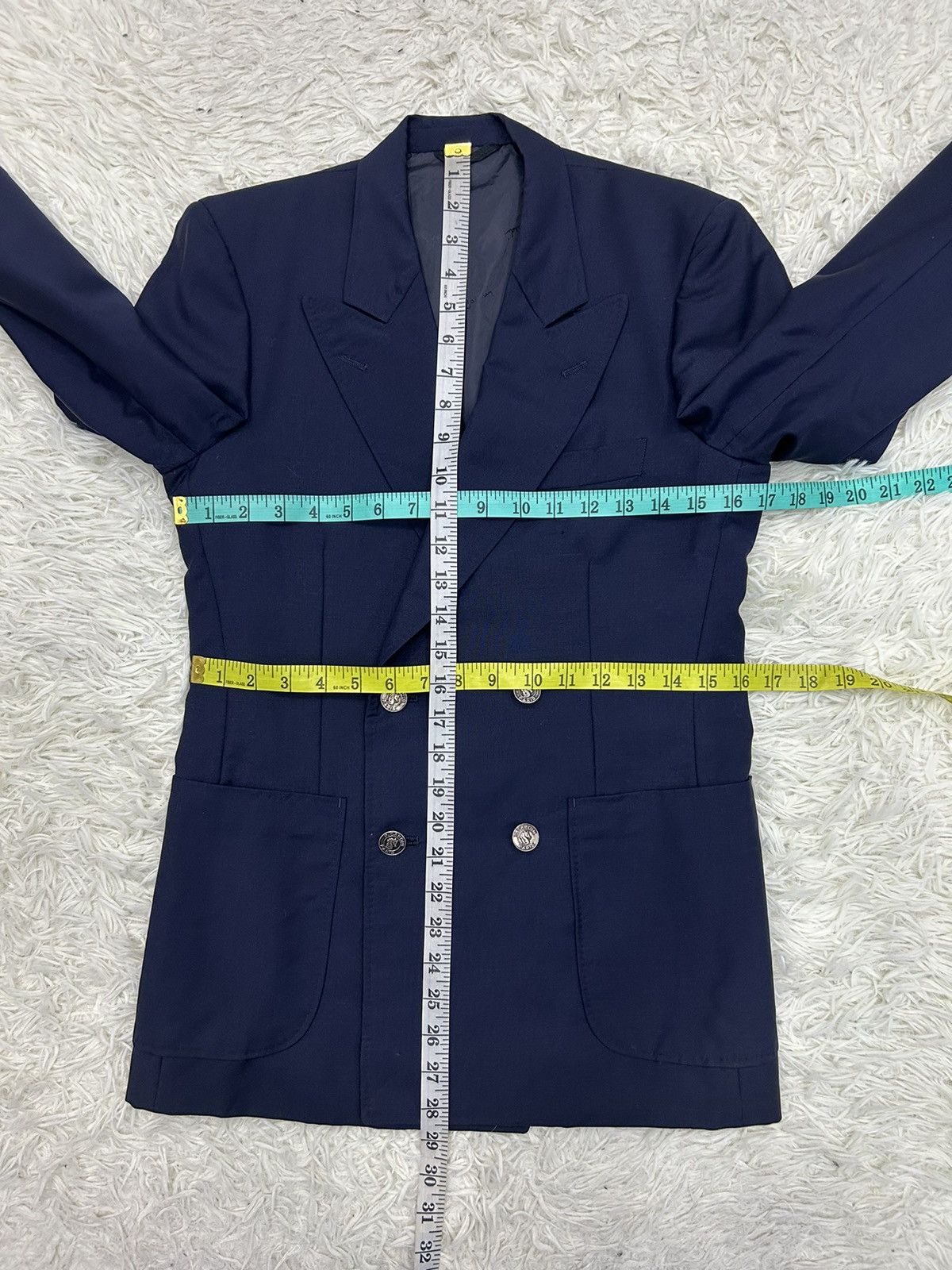 Pierre Cardin Vintage Double Breasted Pierre Cardin Blazer Jacket Size 36S - 14 Thumbnail