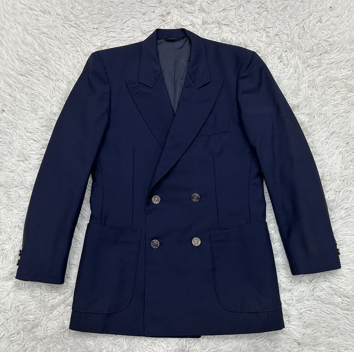 Pierre Cardin Vintage Double Breasted Pierre Cardin Blazer Jacket Size 36S - 1 Thumbnail