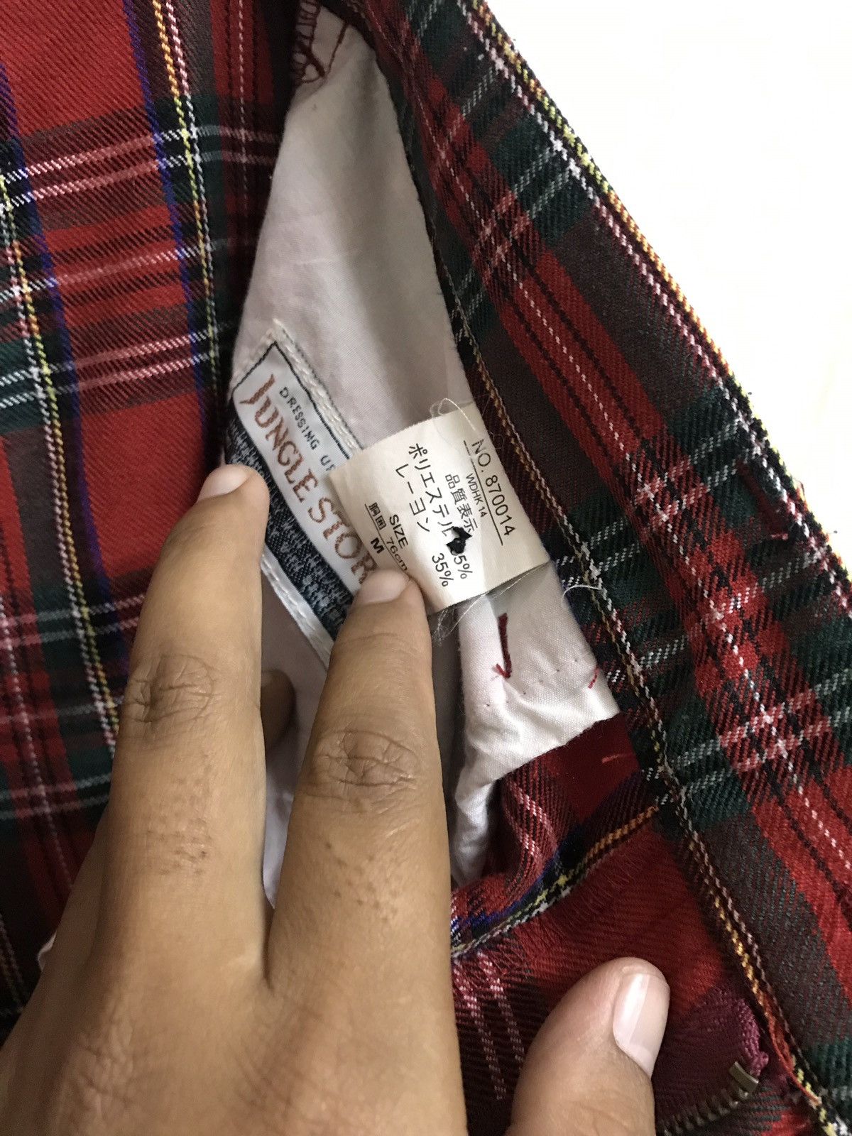 Japanese Brand × Seditionaries JAPAN DESIGN TARTAN BONDAGE PANTS JUNGLE STORM RARE Size US 32 / EU 48 - 7 Thumbnail