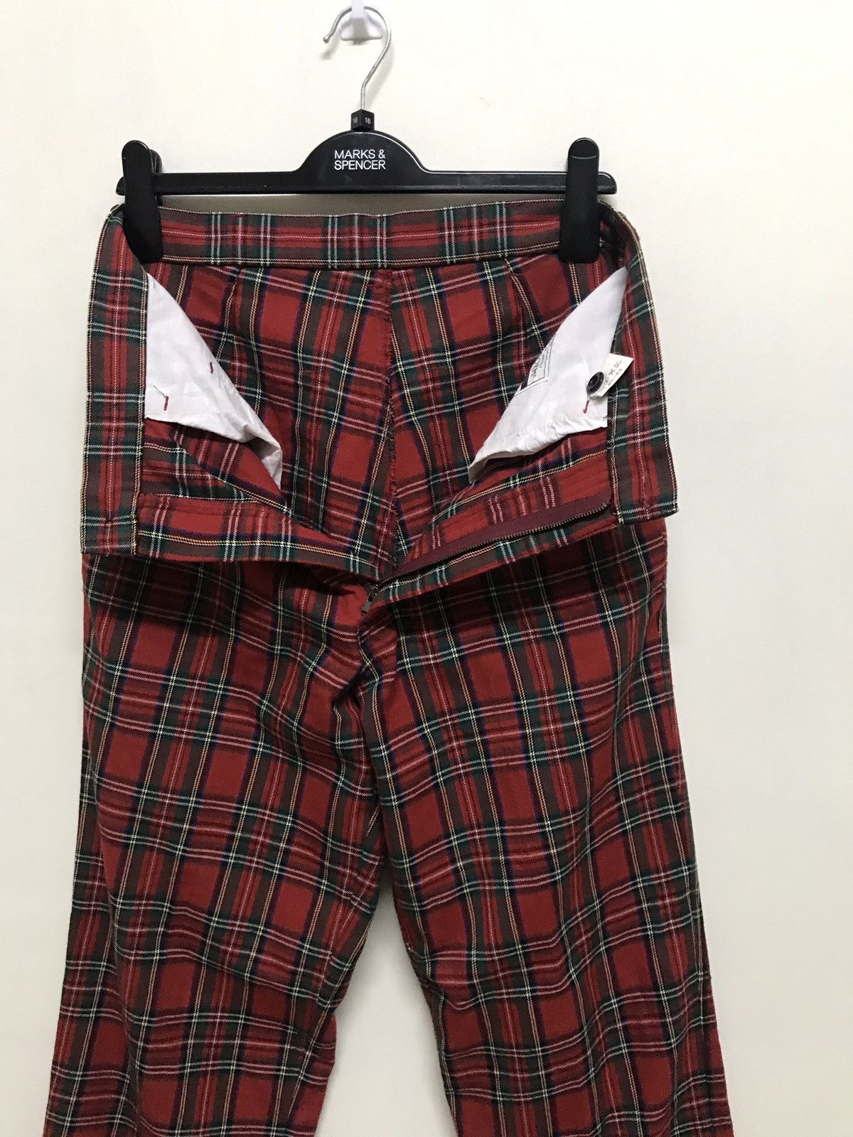 Japanese Brand × Seditionaries JAPAN DESIGN TARTAN BONDAGE PANTS JUNGLE STORM RARE Size US 32 / EU 48 - 5 Thumbnail