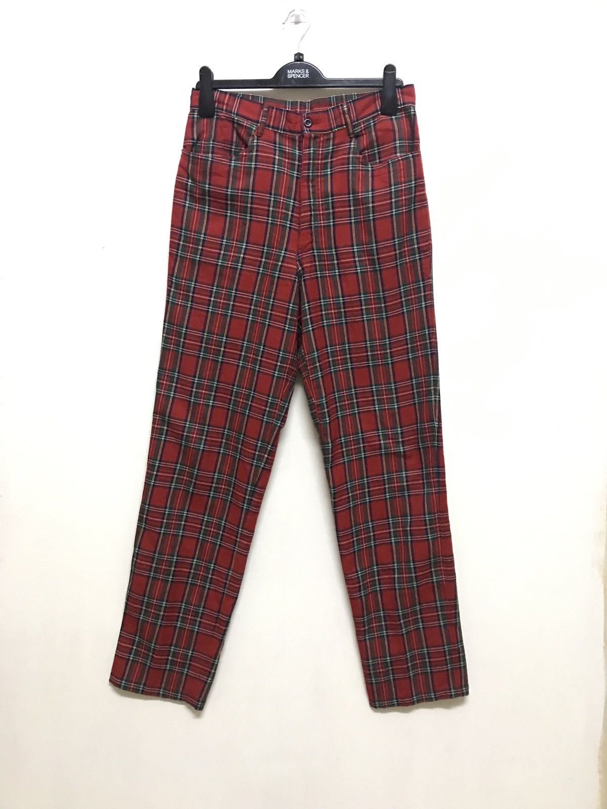Japanese Brand × Seditionaries JAPAN DESIGN TARTAN BONDAGE PANTS JUNGLE STORM RARE Size US 32 / EU 48 - 1 Thumbnail