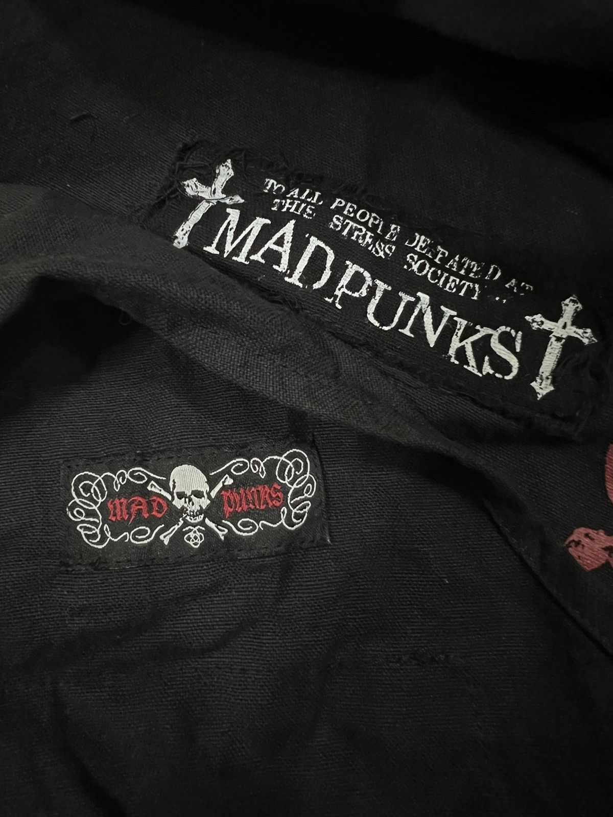 A.F.F.A. OG Mad Punks 🇯🇵 Skulls Cross Anarchy Crossbody Sling Bag Size ONE SIZE - 7 Thumbnail