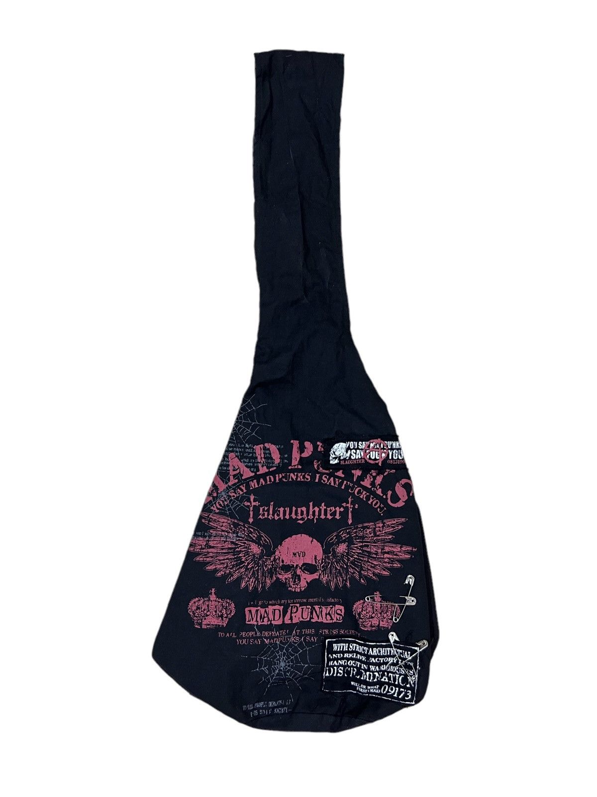 A.F.F.A. OG Mad Punks 🇯🇵 Skulls Cross Anarchy Crossbody Sling Bag Size ONE SIZE - 2 Thumbnail