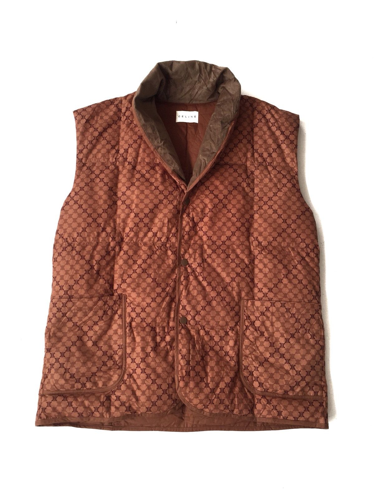 Celine Celine Paris Monogram Iconic Oversized Bomber Vest Size US L / EU 52-54 / 3 - 2 Thumbnail