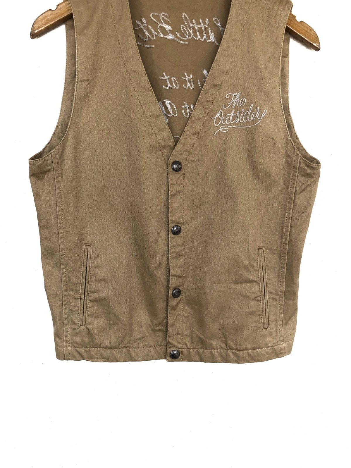 Garment Reproduction of Workers 291295 Homme Japan Workwear "The Outsiders" Vest Size US S / EU 44-46 / 1 - 4 Thumbnail