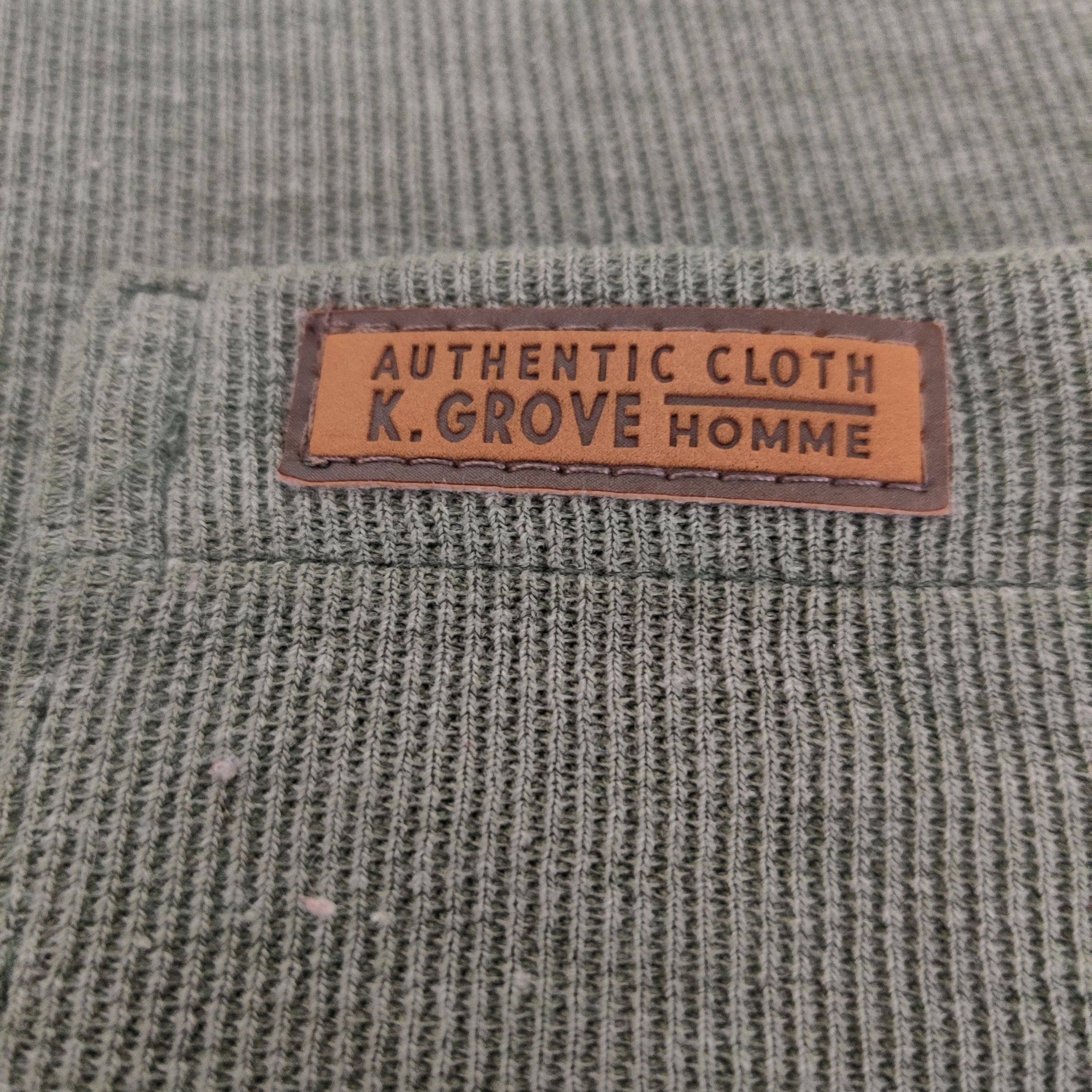 Japanese Brand Vintage Kengrove Homme Sweatshirt Half Zip Single Pocket Size US M / EU 48-50 / 2 - 2 Thumbnail