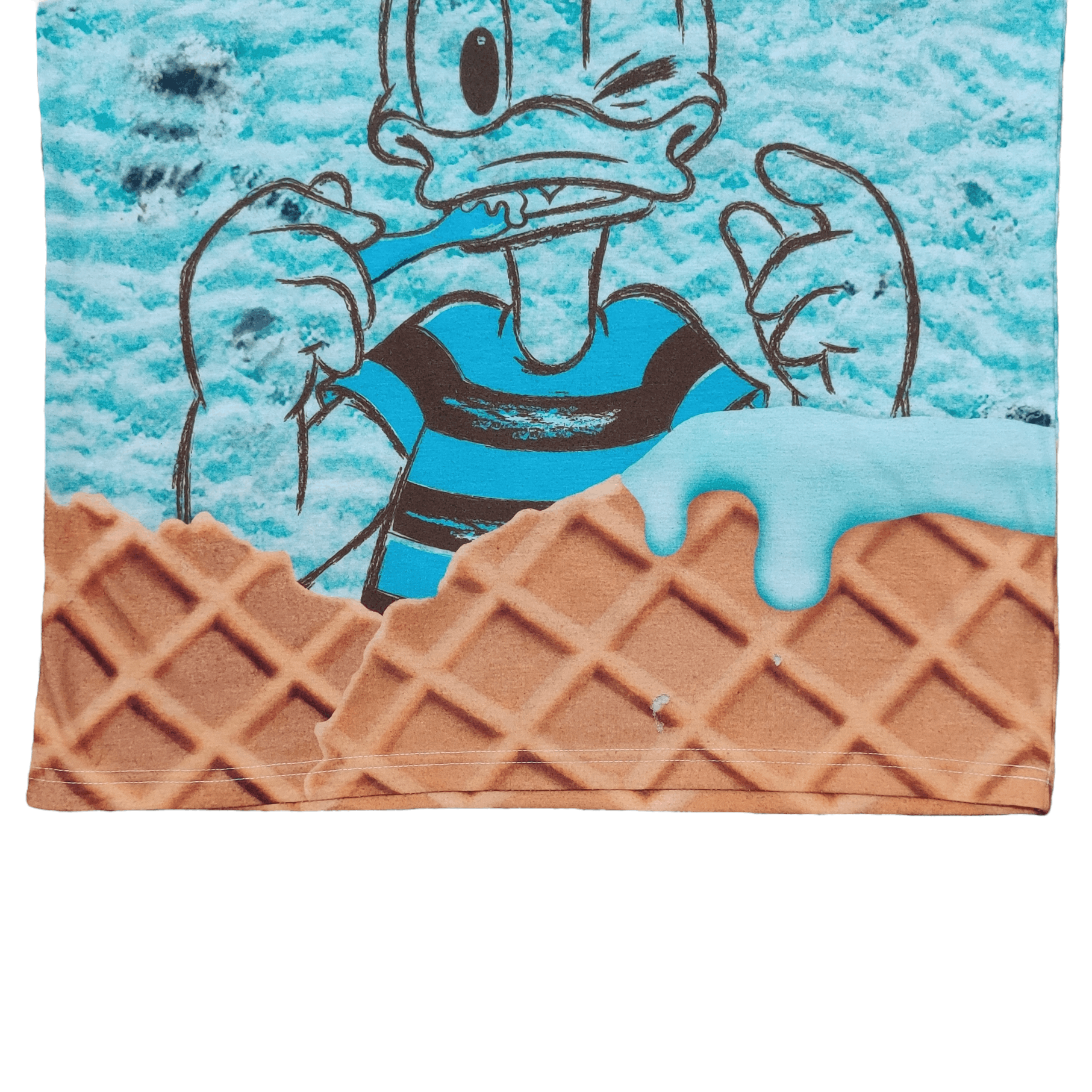 Disney Vintage Disney Donald Duck Ice Cream Tee T Shirt Size US M / EU 48-50 / 2 - 3 Thumbnail