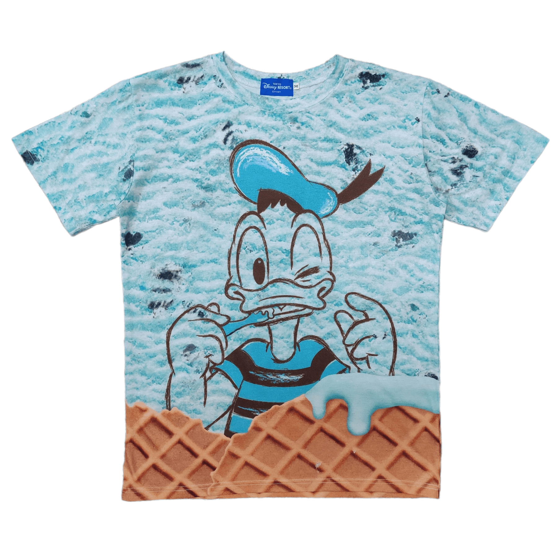 Disney Vintage Disney Donald Duck Ice Cream Tee T Shirt Size US M / EU 48-50 / 2 - 1 Thumbnail