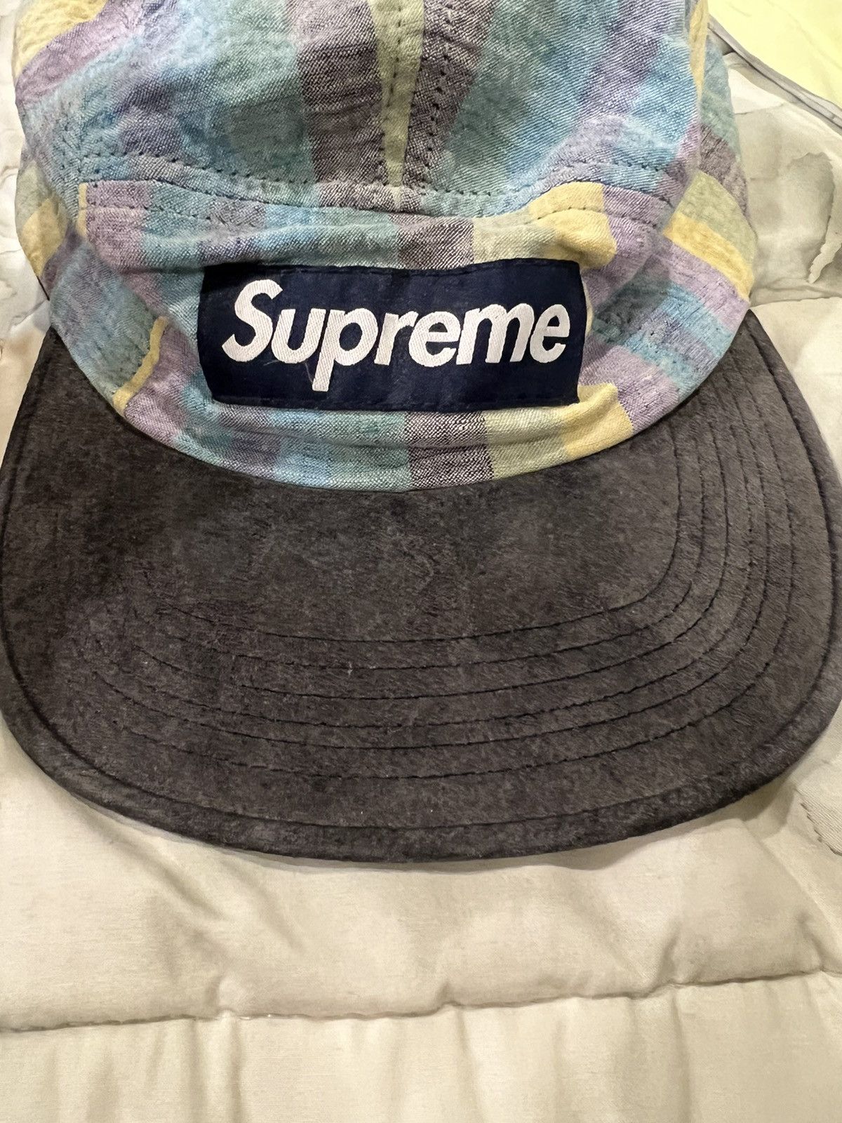 Suede camp cap deals