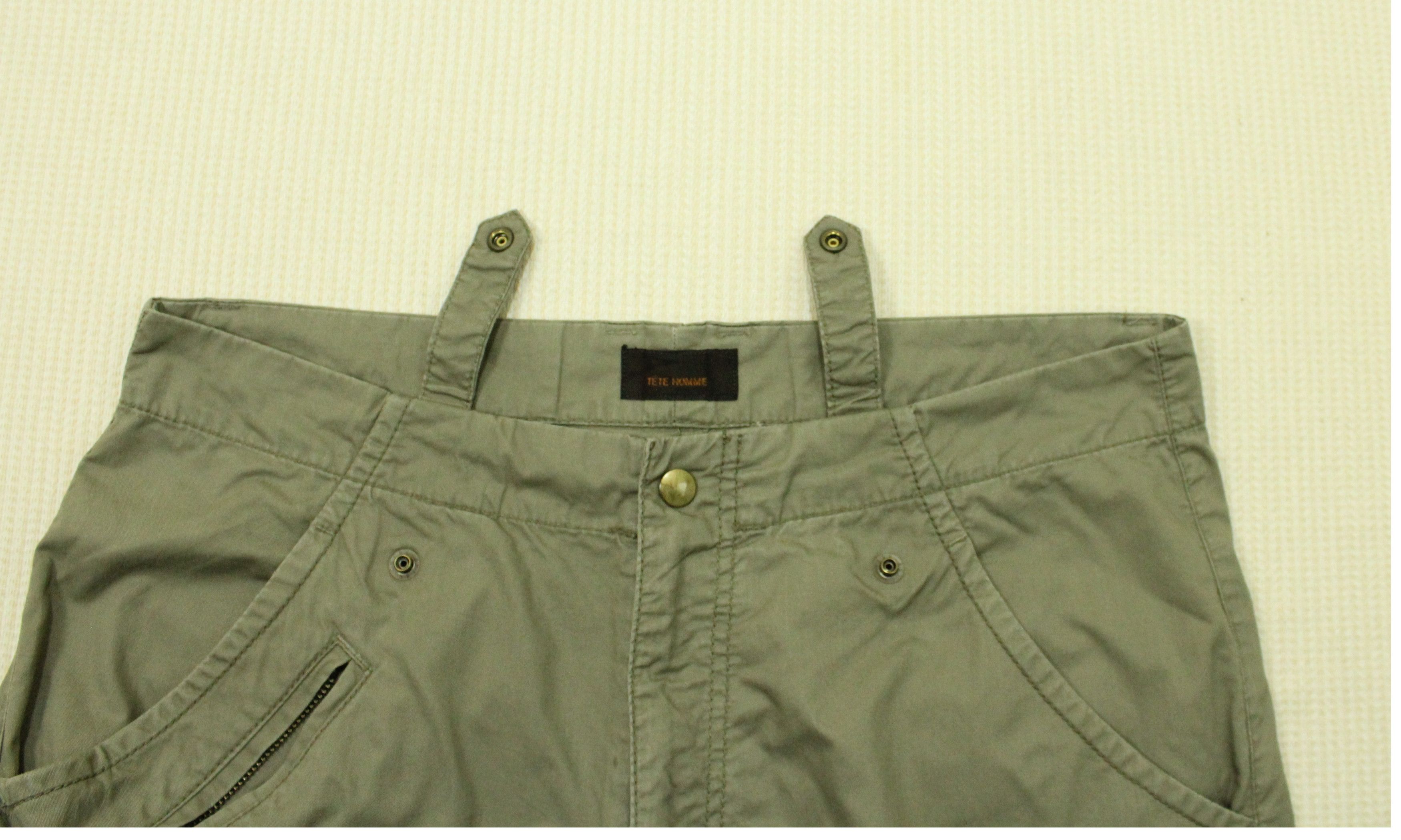 Tete Homme TETE HOMME Pants Cargo Utility Parachute Box Pockets Size US 33 - 18 Thumbnail