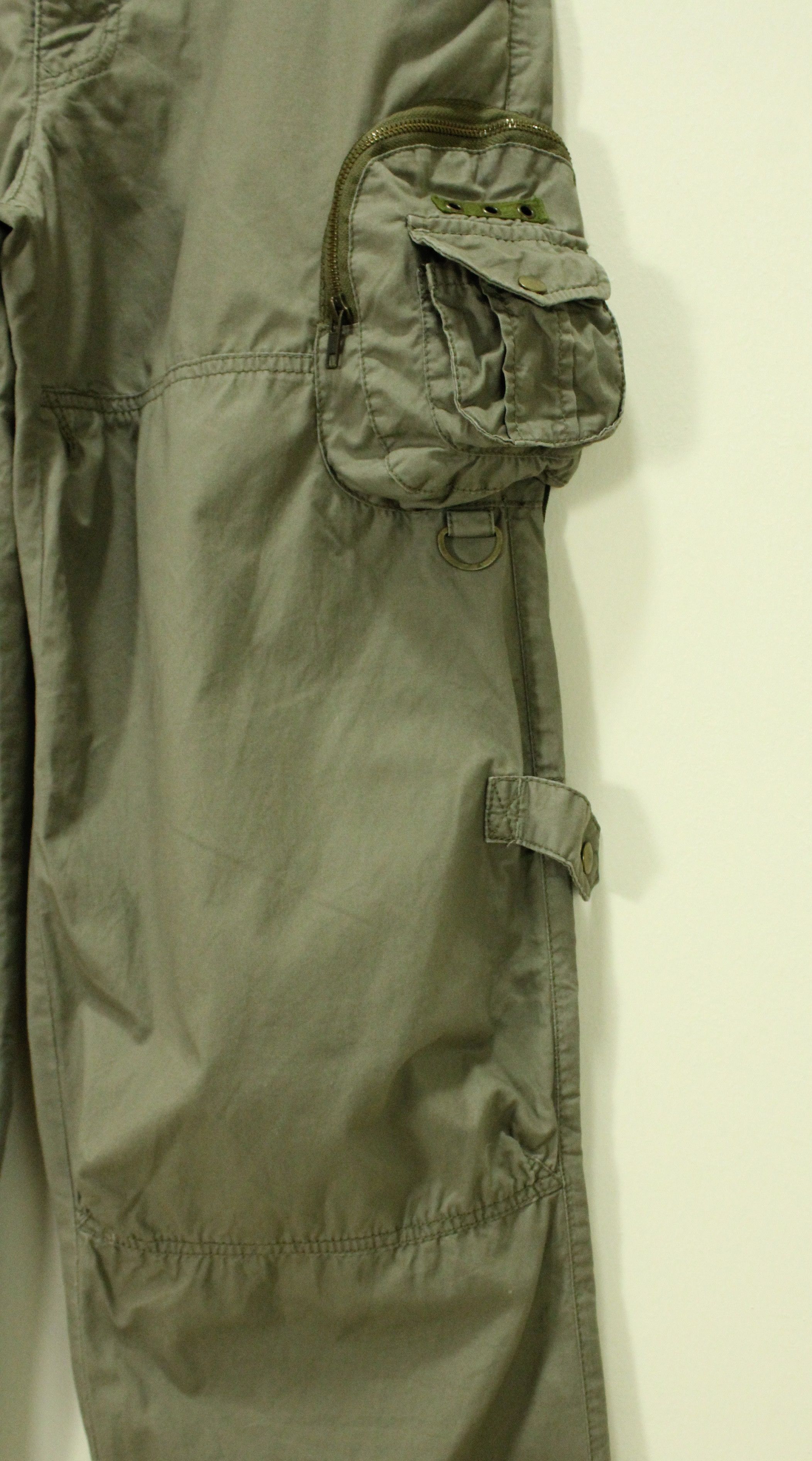 Tete Homme TETE HOMME Pants Cargo Utility Parachute Box Pockets Size US 33 - 5 Thumbnail