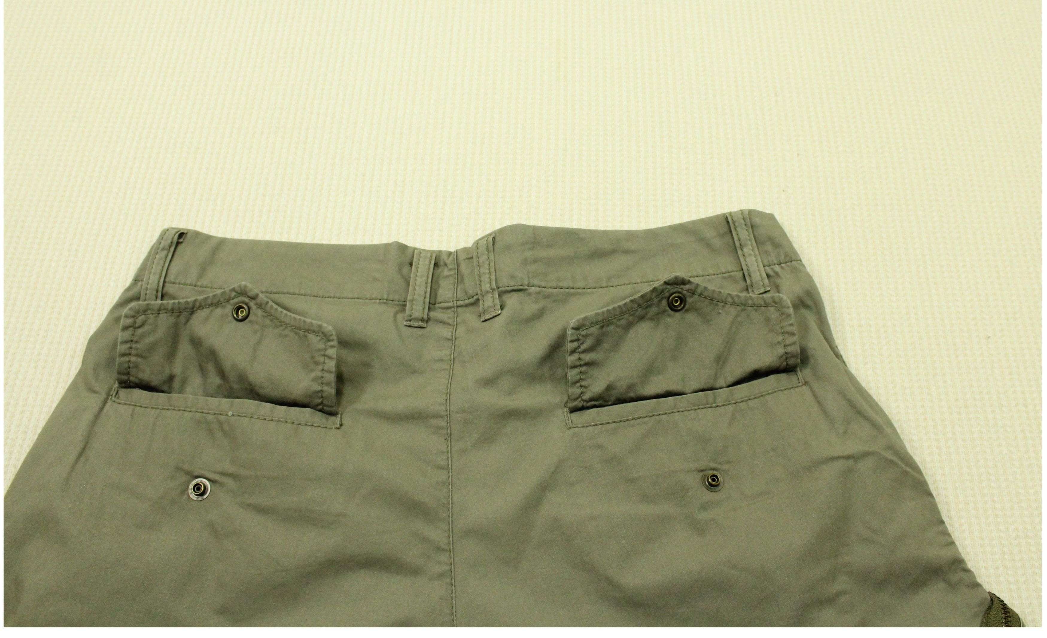 Tete Homme TETE HOMME Pants Cargo Utility Parachute Box Pockets Size US 33 - 19 Thumbnail