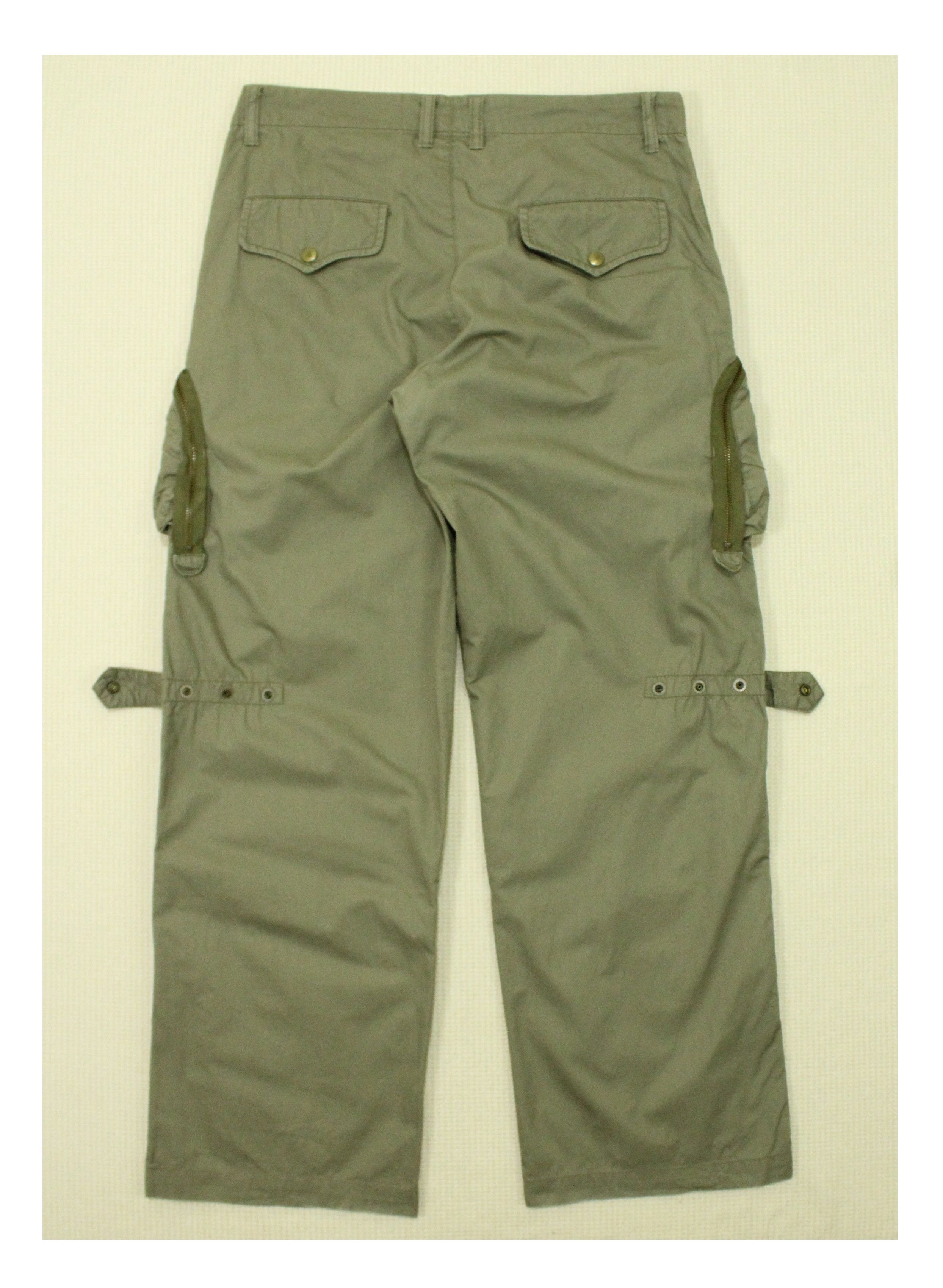 Tete Homme TETE HOMME Pants Cargo Utility Parachute Box Pockets Size US 33 - 2 Thumbnail