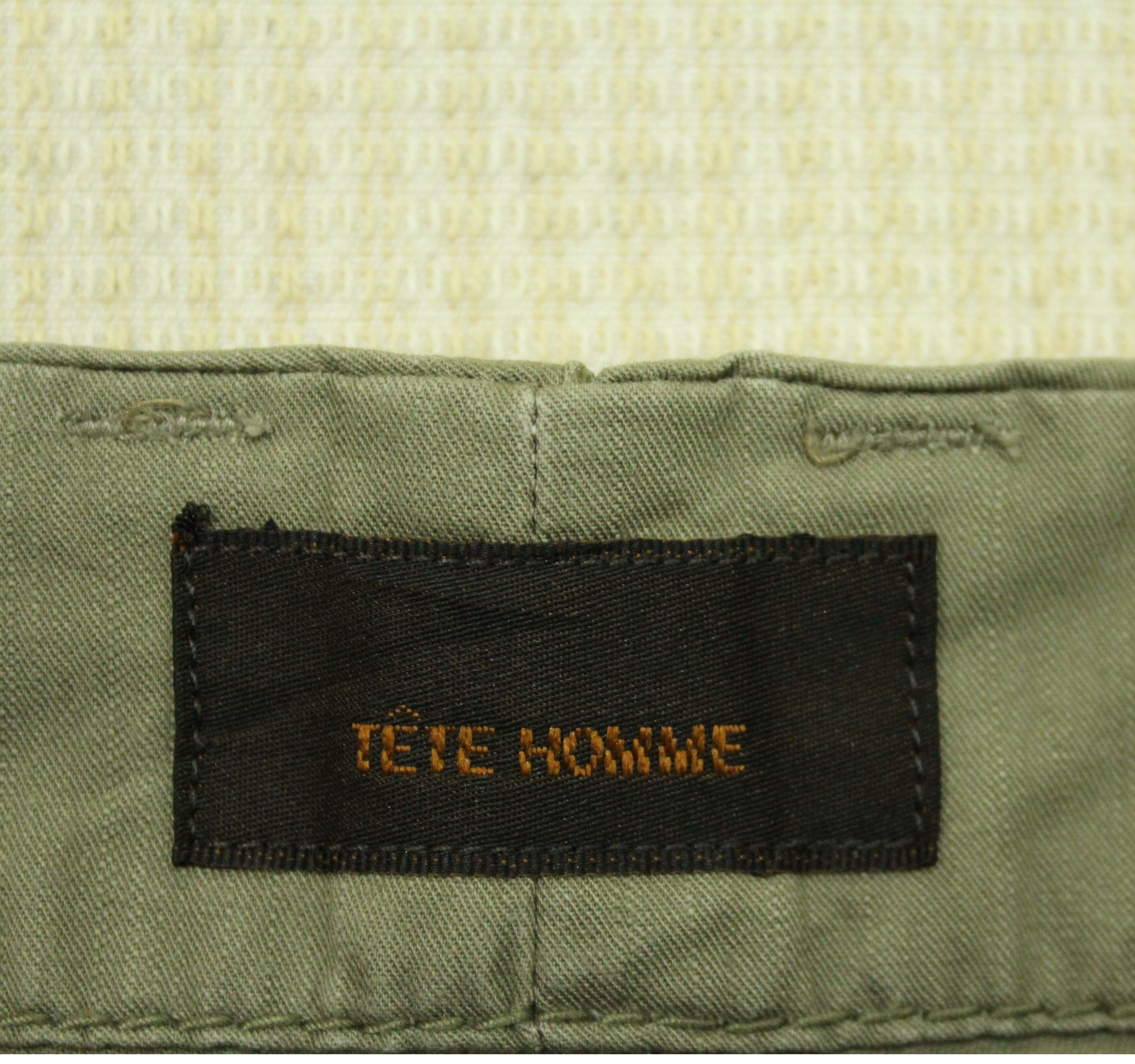 Tete Homme TETE HOMME Pants Cargo Utility Parachute Box Pockets Size US 33 - 20 Thumbnail
