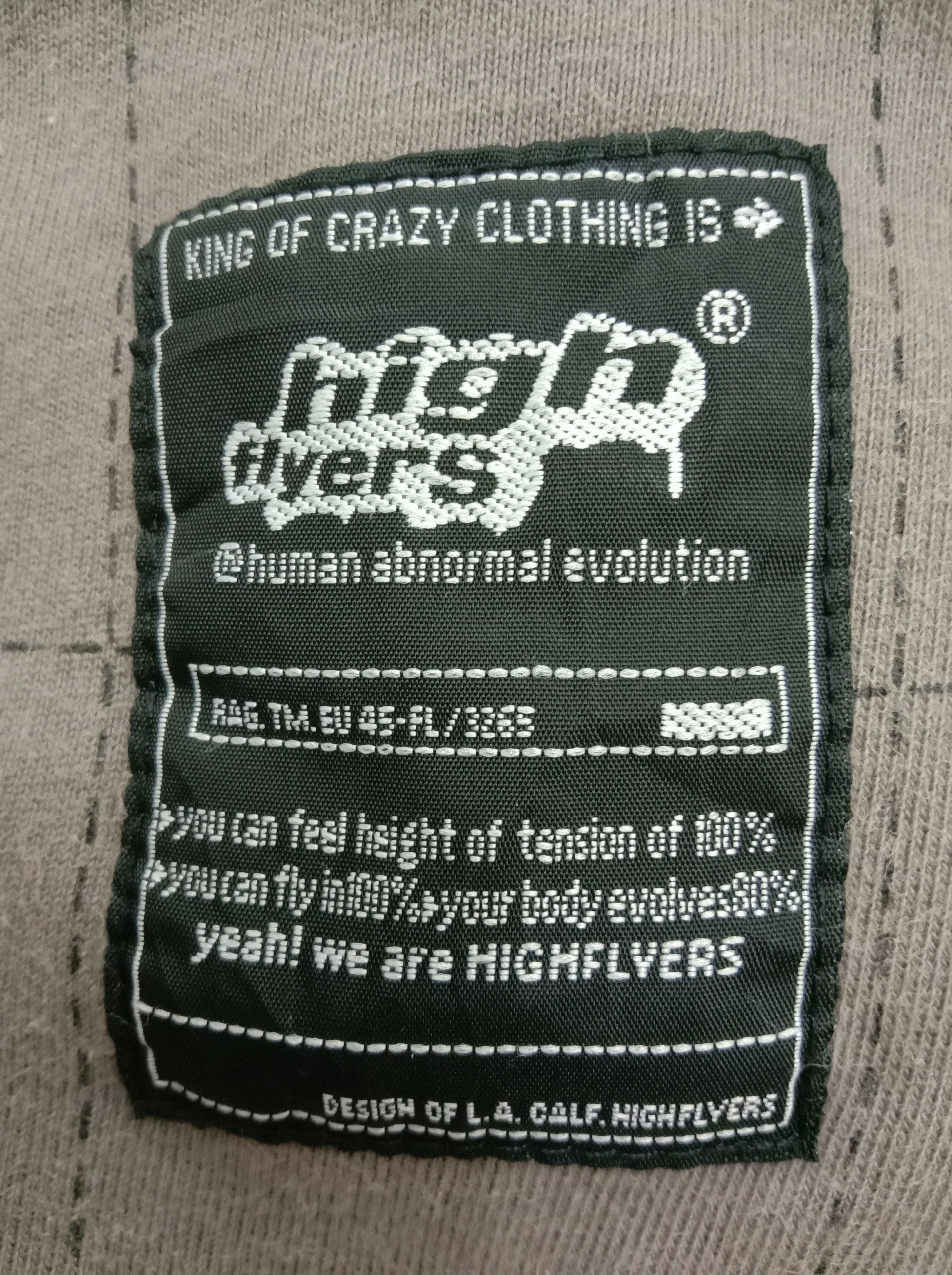 Japanese Brand Vintage Highflyers Abnormal Operation Sleeveless Shirt Size US XL / EU 56 / 4 - 7 Thumbnail