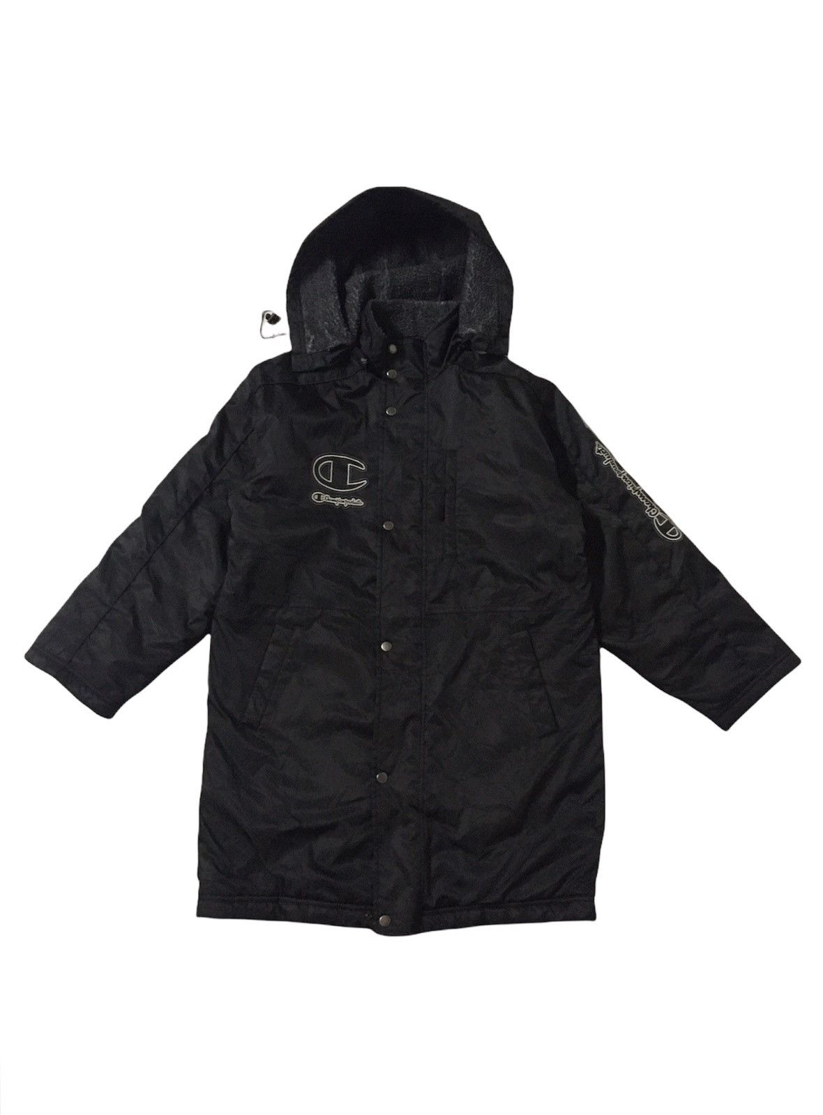 Champion 🔥Champion Windbreaker Long Jacket Fleece Inside Size US M / EU 48-50 / 2 - 1 Thumbnail