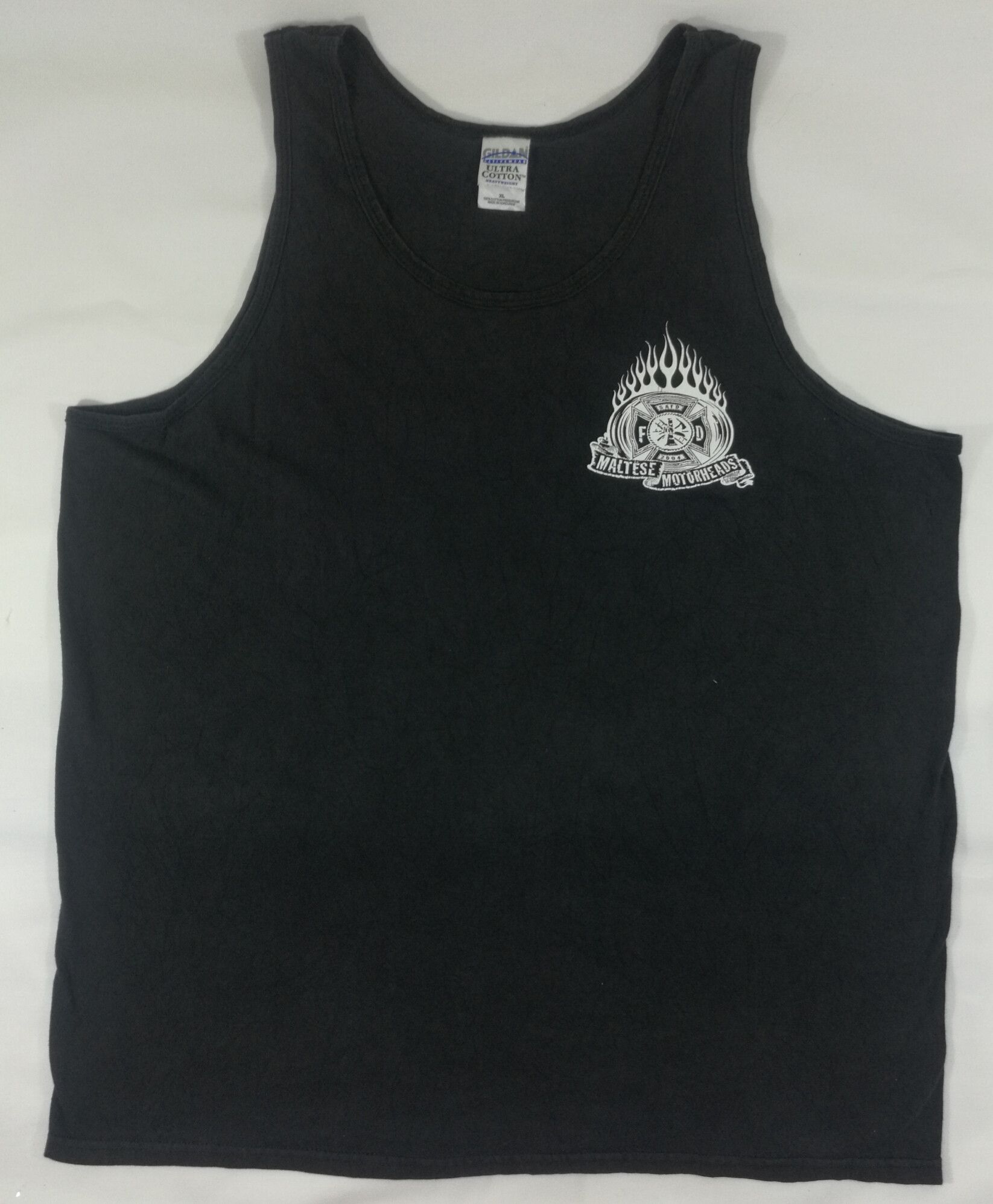 Vintage Vintage Maltese Motorheads Tank Top Size US XL / EU 56 / 4 - 3 Thumbnail