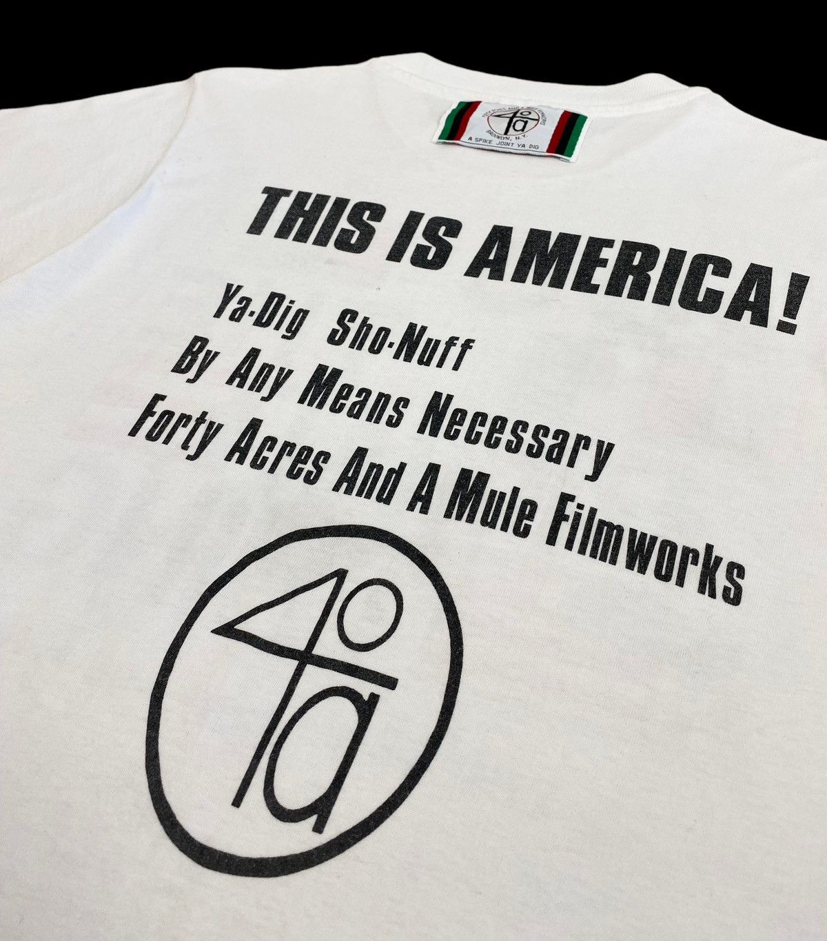 Band Tees 90s Vintage 40 Acres And a Mule Spike Lee Single Stitch tee Size US M / EU 48-50 / 2 - 6 Thumbnail