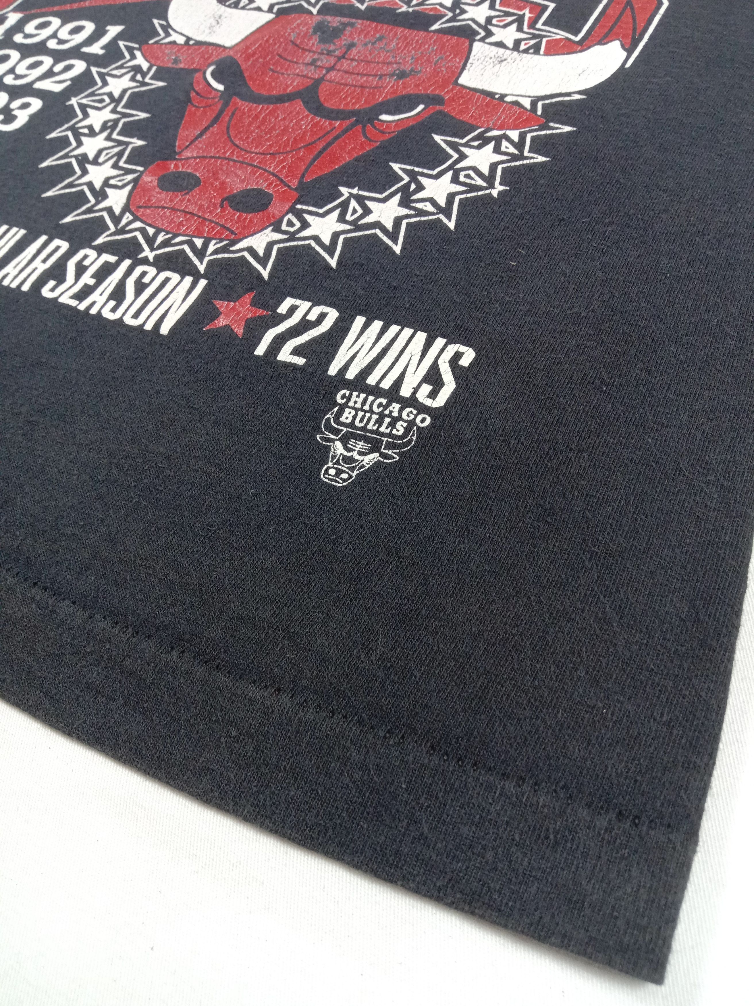 Fruit Of The Loom Vintage 1996 Chicago Bulls 4 Times NBA Champion Tank Top Size US M / EU 48-50 / 2 - 5 Thumbnail