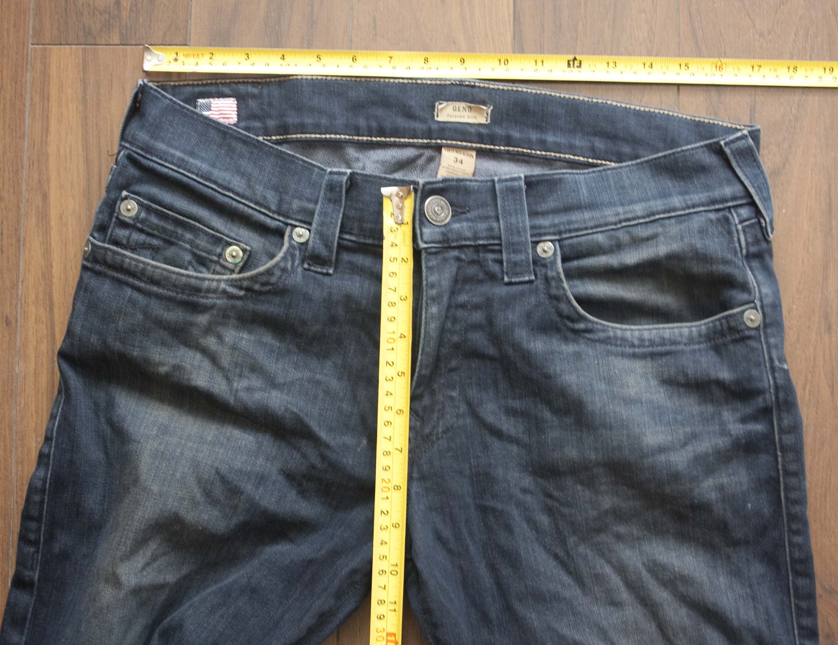 True Religion True Religion Jeans Geno Relaxed Slim Size 34x33 Size US 34 / EU 50 - 6 Thumbnail