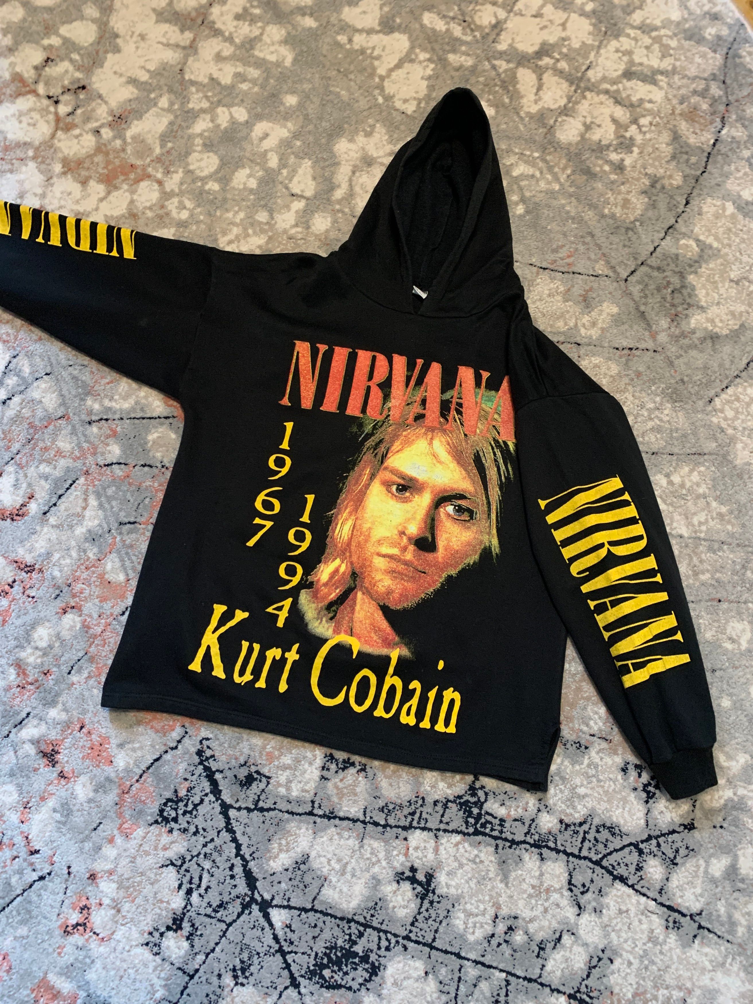 Vintage Nirvana Kurt Cobain 1967-1994 Vintage Bootleg Hoodie Size US S / EU 44-46 / 1 - 1 Preview