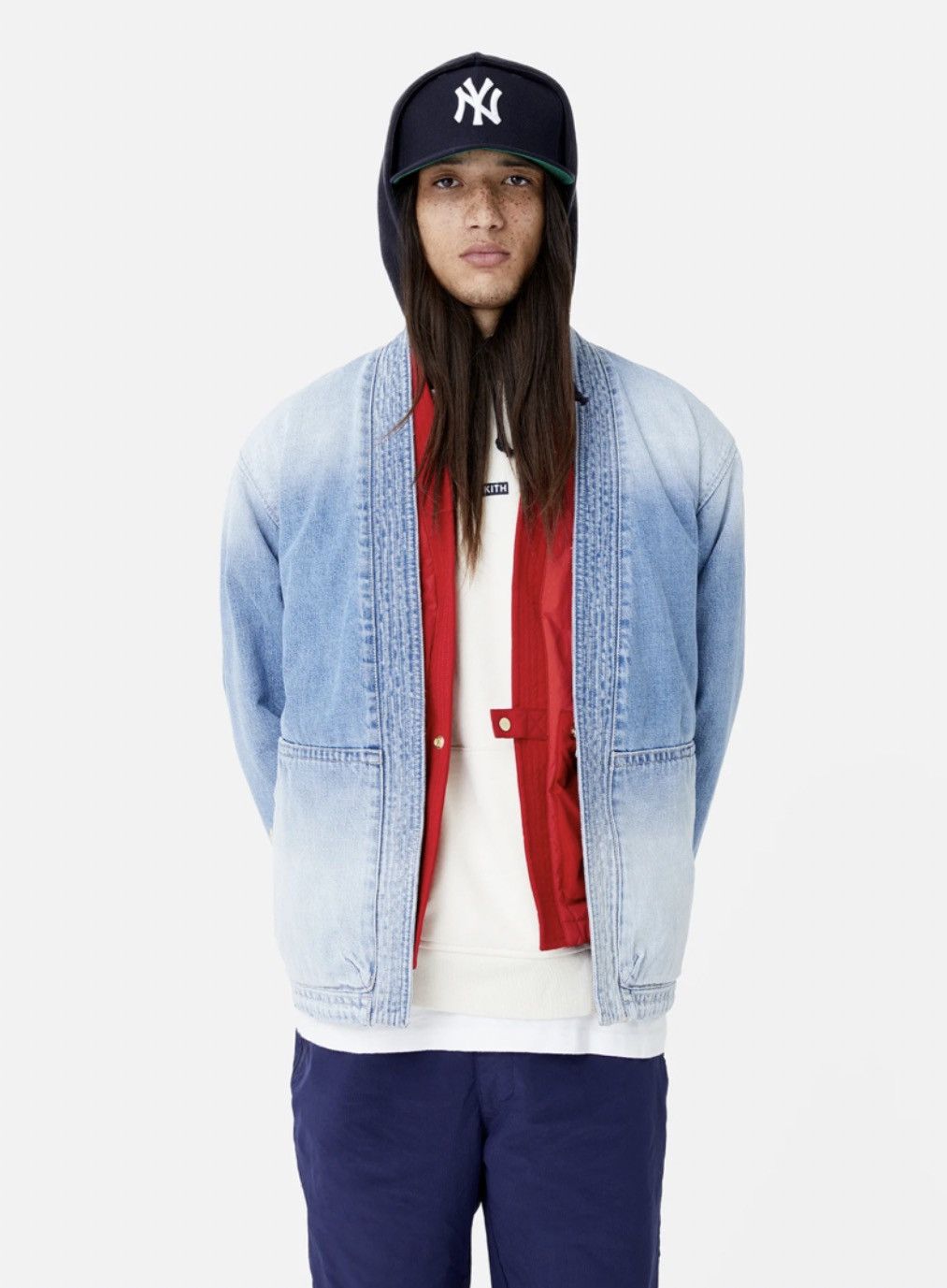 Kith Kith x Ronnie Fieg Denim Military Jacket Size US M / EU 48-50 / 2 - 2 Thumbnail