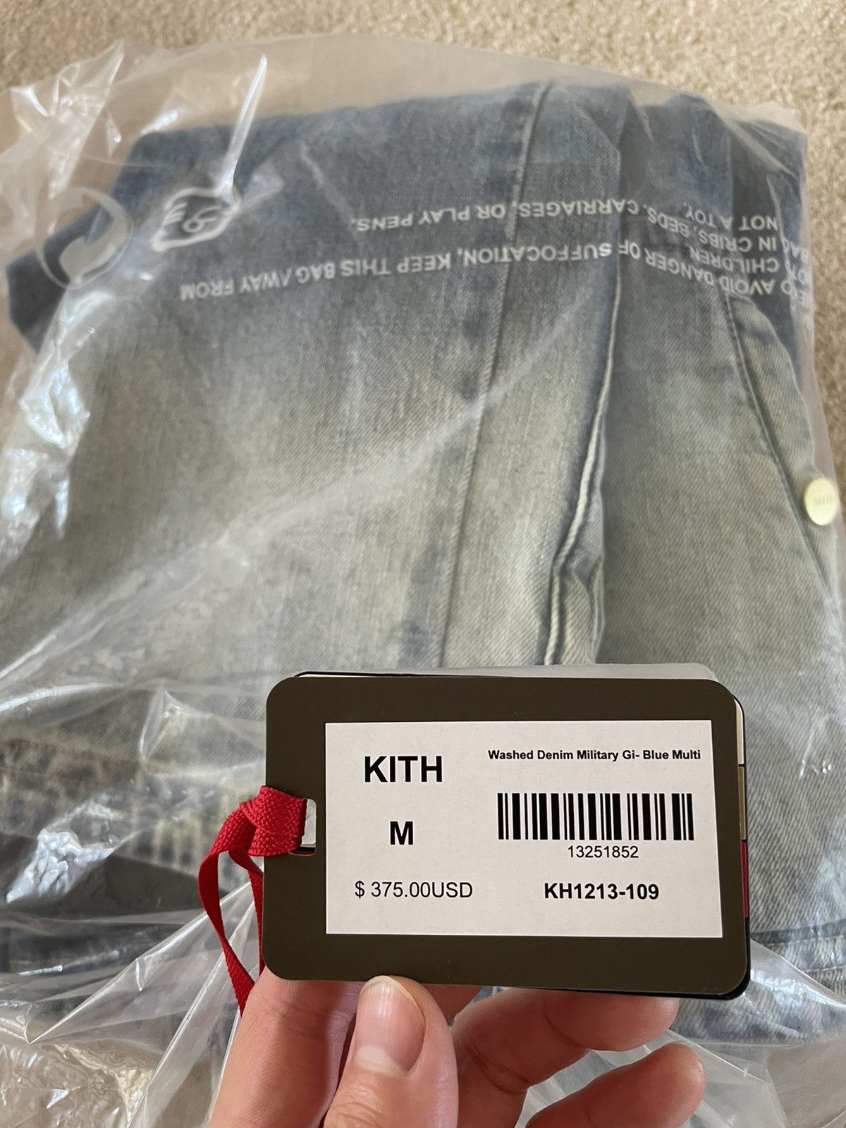 Kith Kith x Ronnie Fieg Denim Military Jacket Size US M / EU 48-50 / 2 - 3 Thumbnail