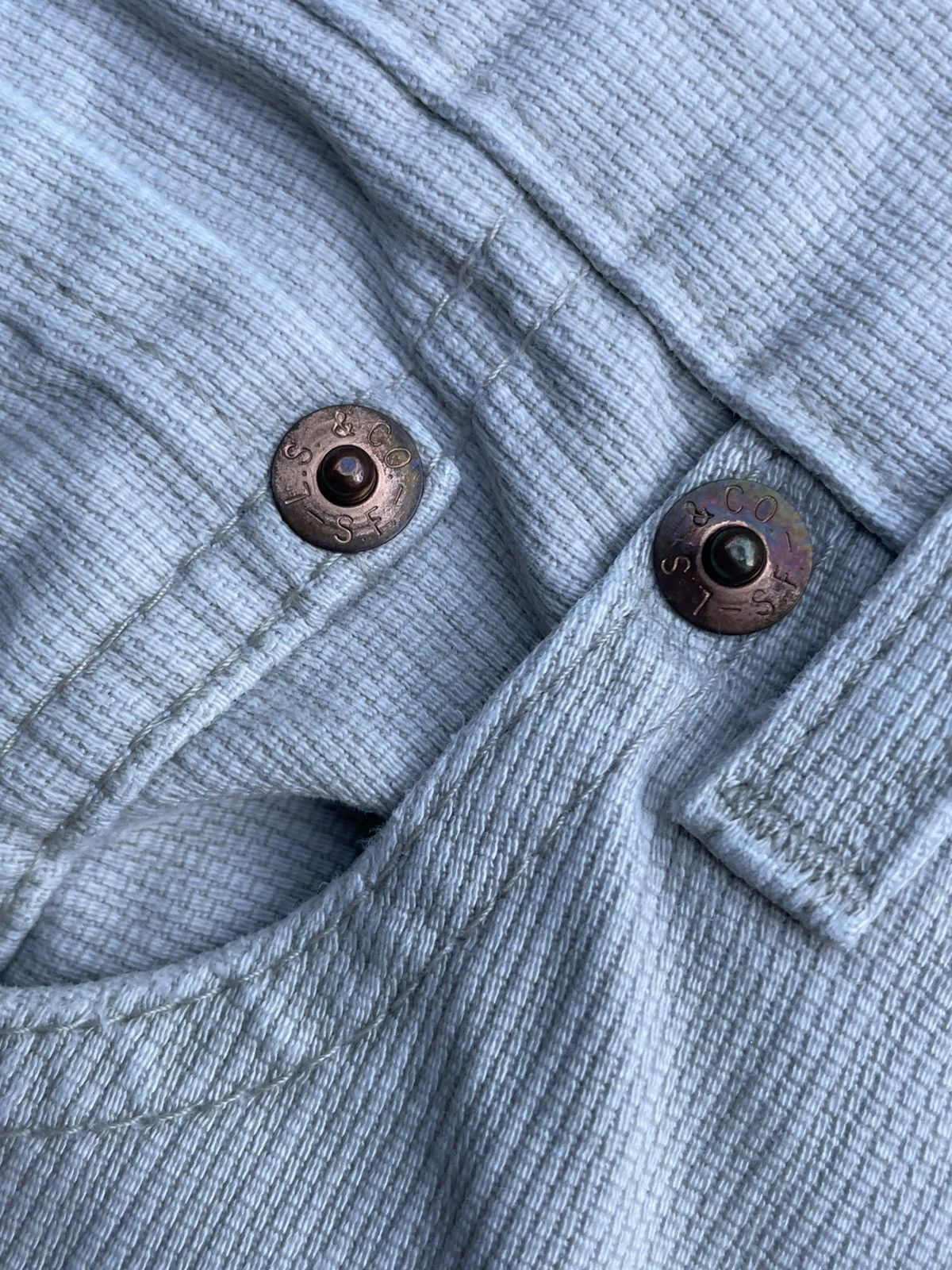 Levi's Vintage 1992 Levis 701 E White Tag Denim Size US 33 - 20 Thumbnail