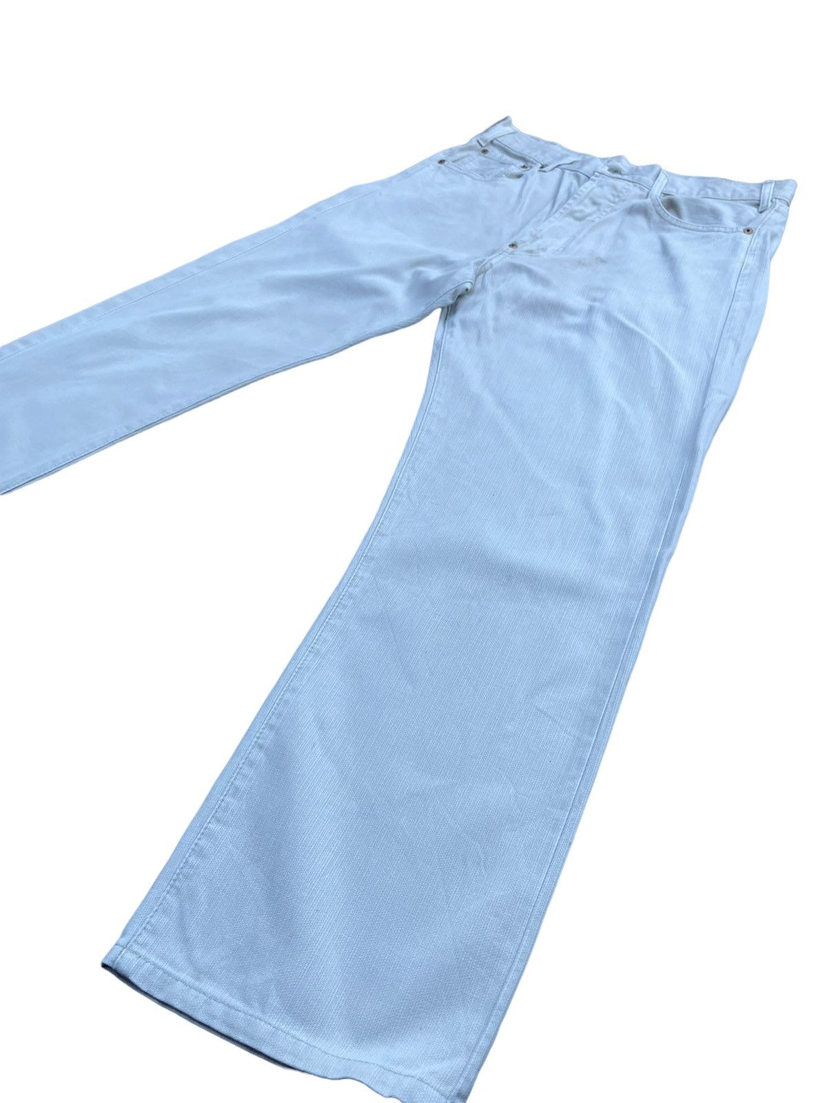 Levi's Vintage 1992 Levis 701 E White Tag Denim Size US 33 - 2 Thumbnail