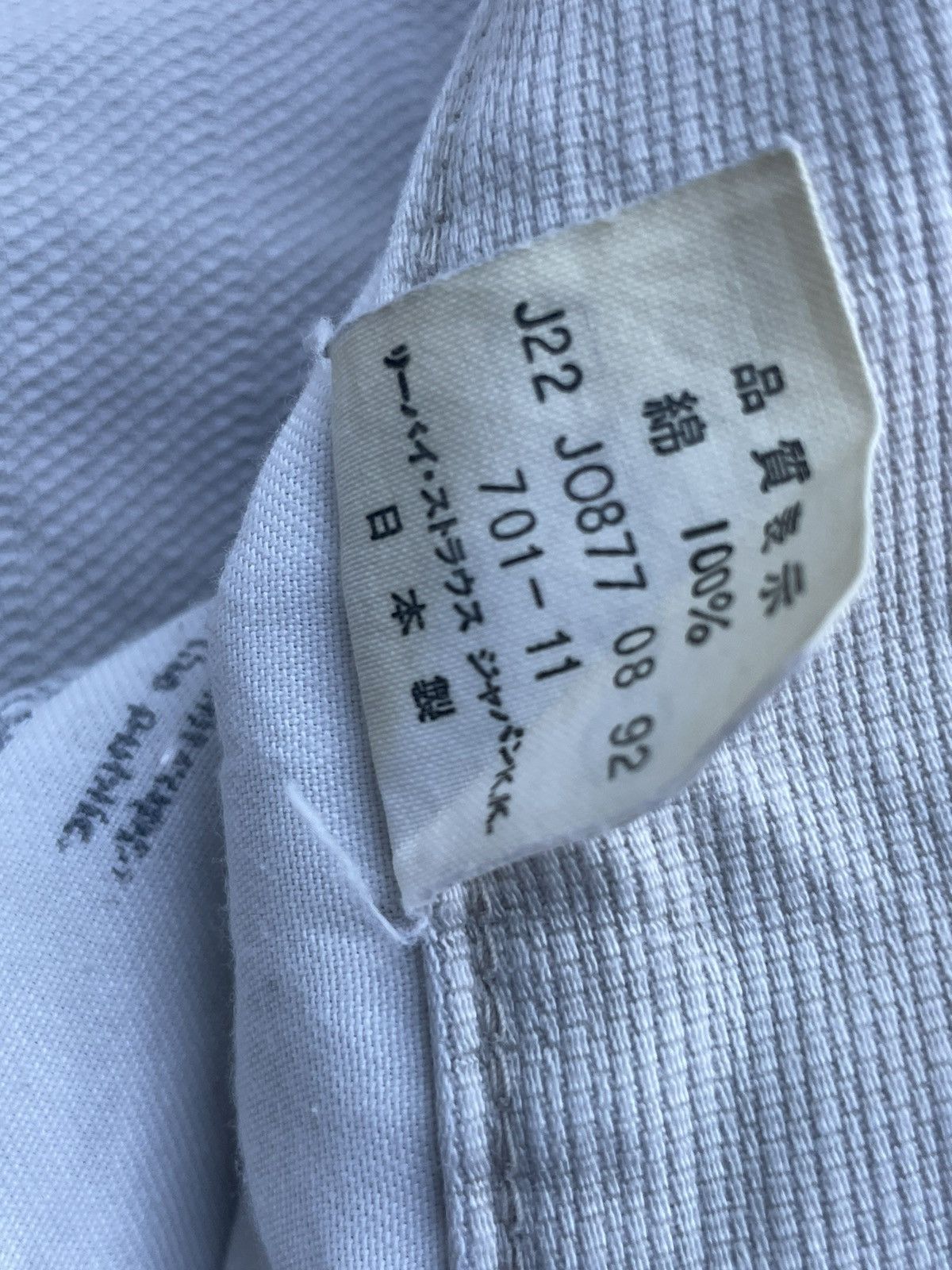 Levi's Vintage 1992 Levis 701 E White Tag Denim Size US 33 - 14 Thumbnail
