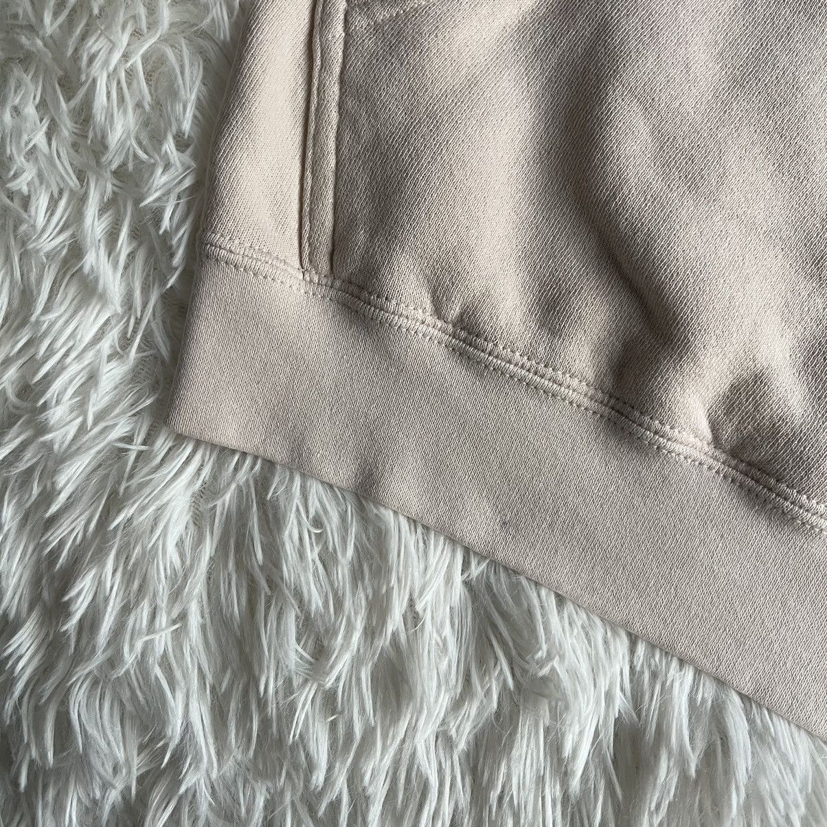 Nike × Vintage Rare Vintage Nike Center Swoosh Y2K Cream Sweatshirt Hoodie Size US L / EU 52-54 / 3 - 6 Thumbnail