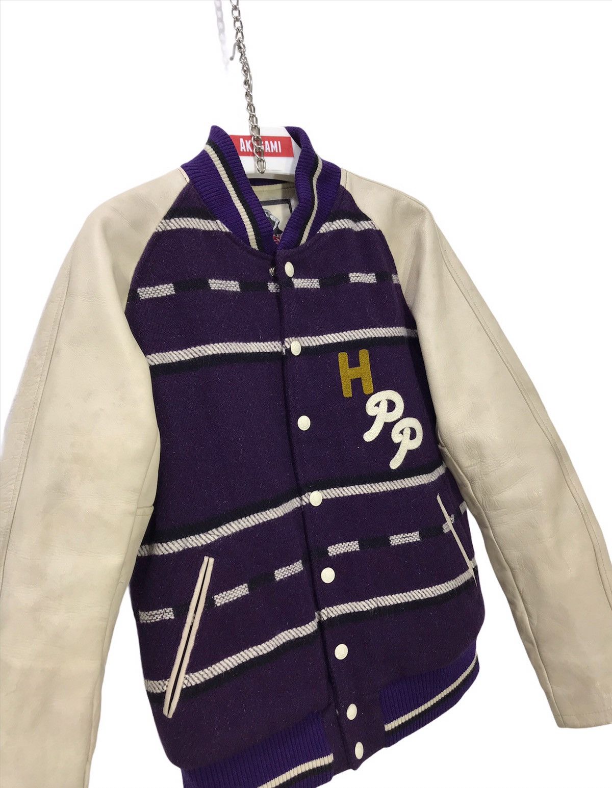Hysteric Glamour 🎶Hysteric Glamour Varsity Wool Leather Rider Style Jkt 2🟩3 Size US S / EU 44-46 / 1 - 7 Thumbnail