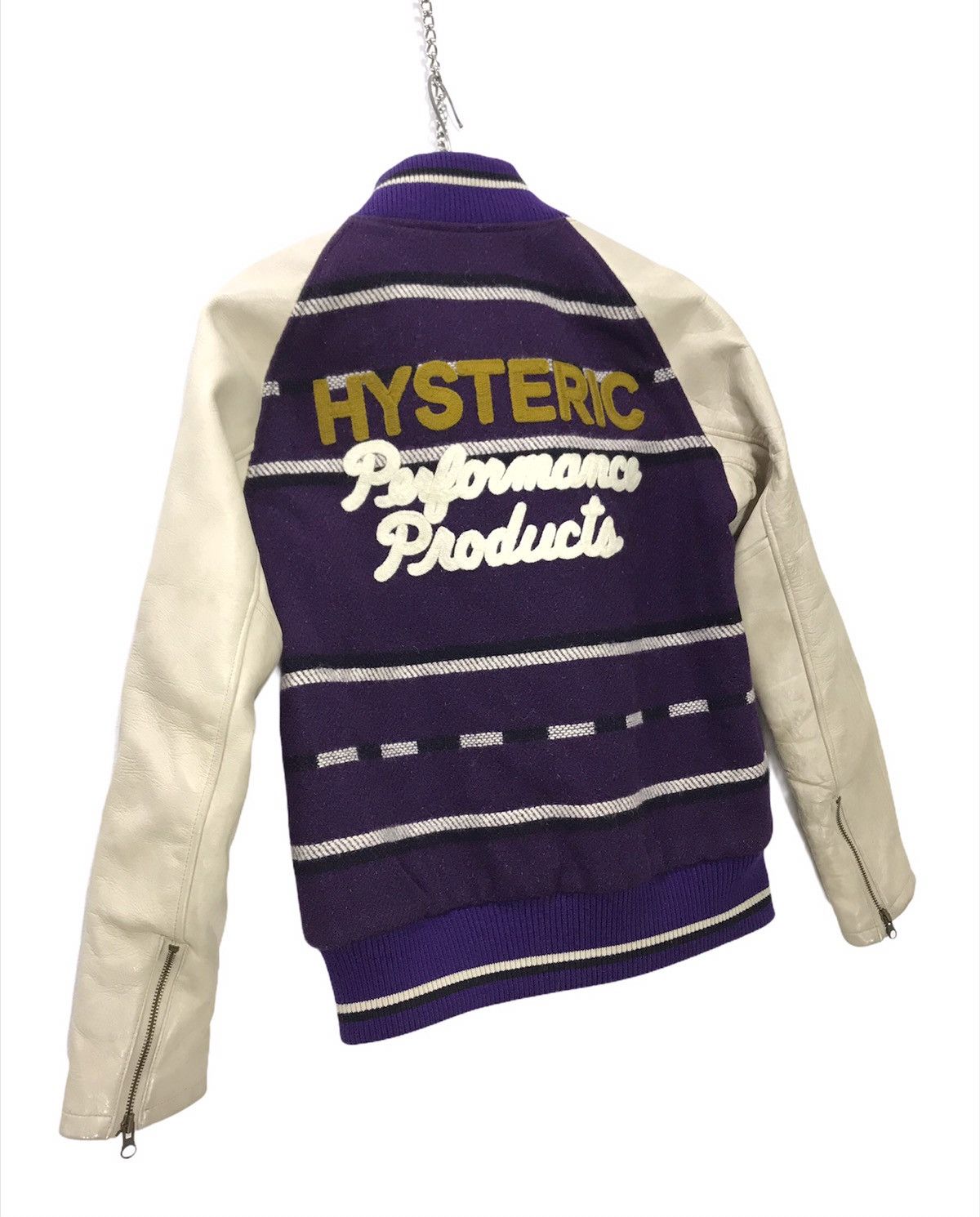 Hysteric Glamour 🎶Hysteric Glamour Varsity Wool Leather Rider Style Jkt 2🟩3 Size US S / EU 44-46 / 1 - 1 Thumbnail