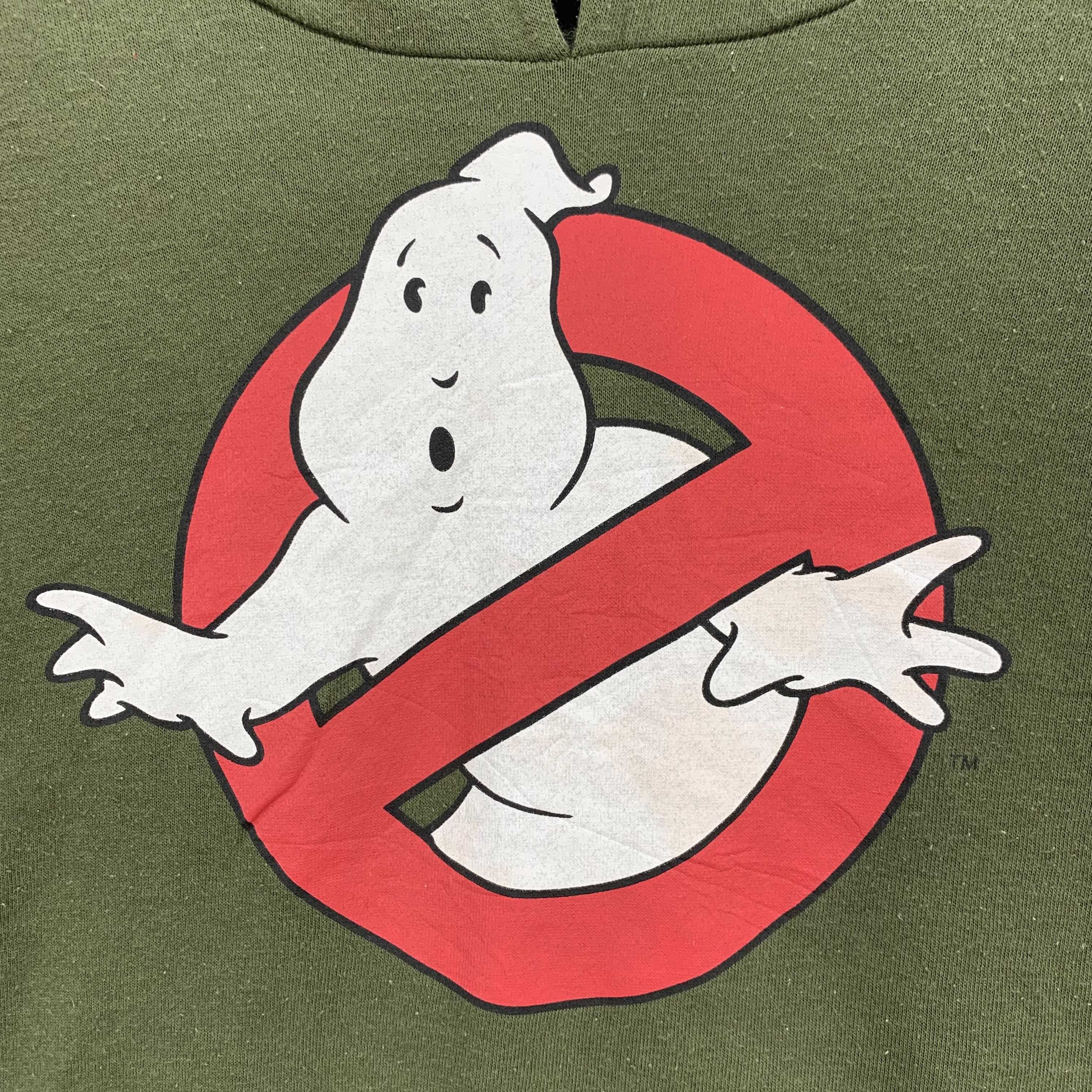 Japanese Brand Ghostbusters Big Logo Pullover Green Hoodies #4058-140 Size US L / EU 52-54 / 3 - 3 Thumbnail