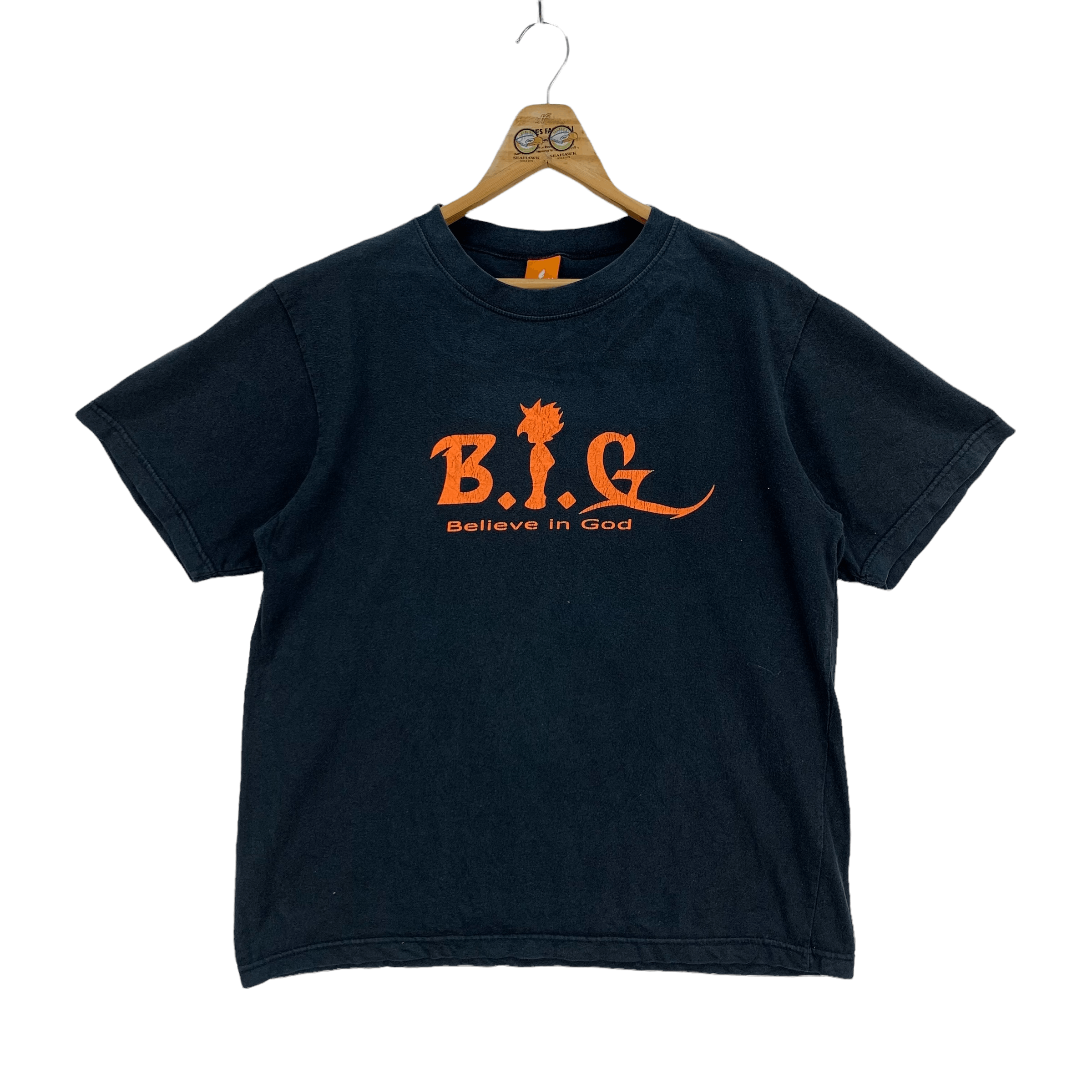 Vintage Faith Believe in God BIG Tee #4047-140 Size US L / EU 52-54 / 3 - 1 Thumbnail
