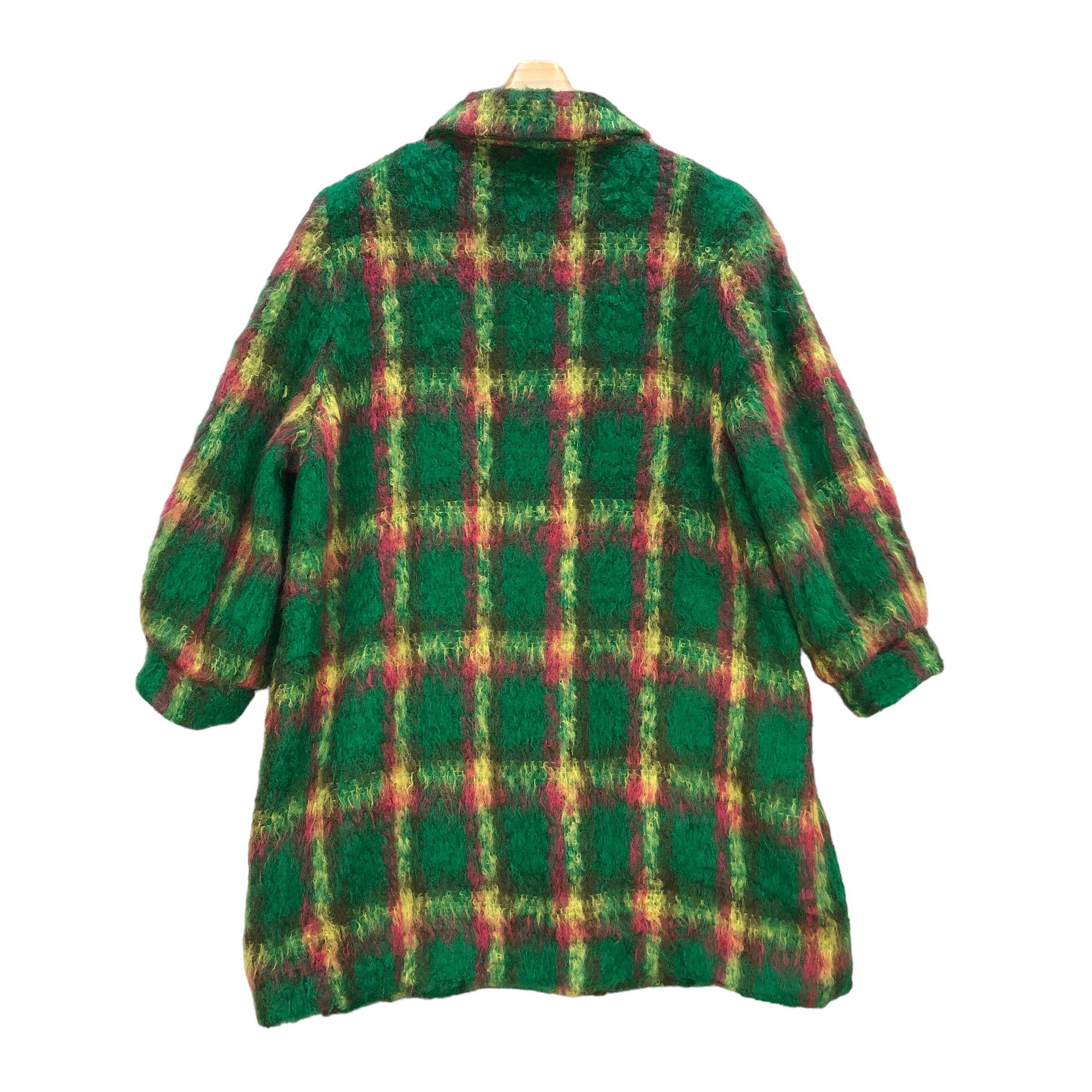 Japanese Brand VINTAGE TARTAN WOOL COAT #7136-111 Size M / US 6-8 / IT 42-44 - 9 Thumbnail