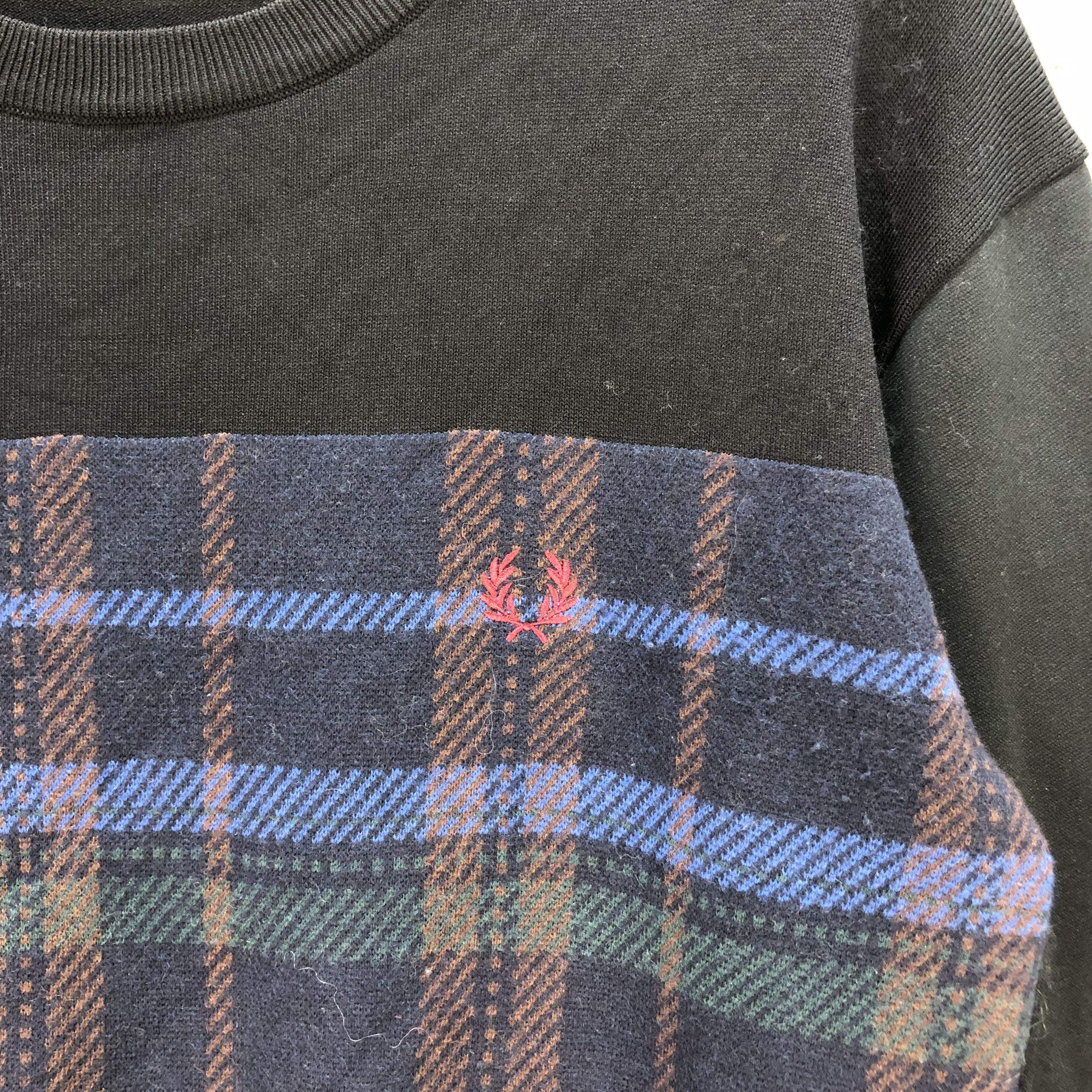Fred Perry FRED PERRY SIDE TAPE LOGO TARTAN SWEATSHIRTS #7139-112 Size US S / EU 44-46 / 1 - 3 Thumbnail
