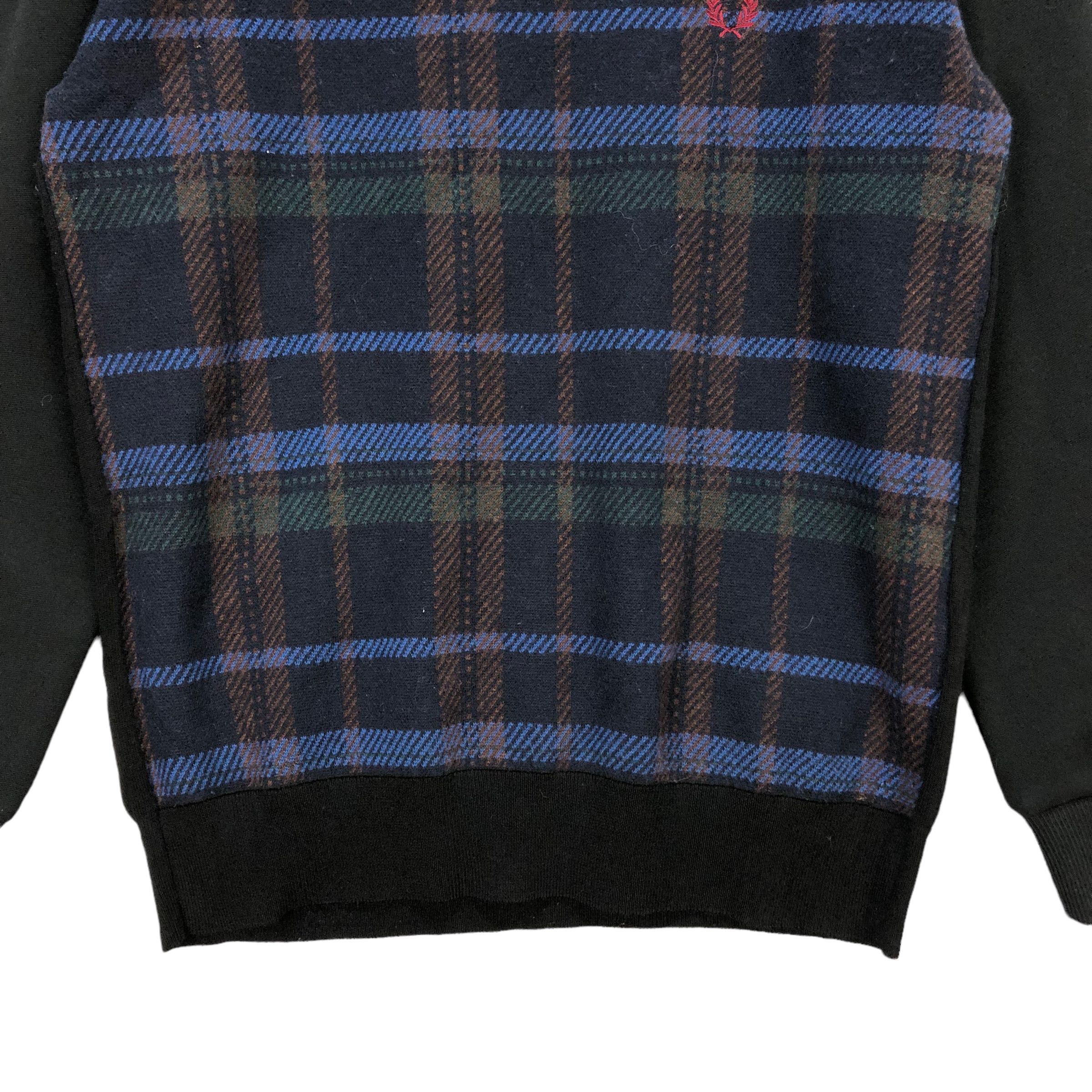 Fred Perry FRED PERRY SIDE TAPE LOGO TARTAN SWEATSHIRTS #7139-112 Size US S / EU 44-46 / 1 - 4 Thumbnail