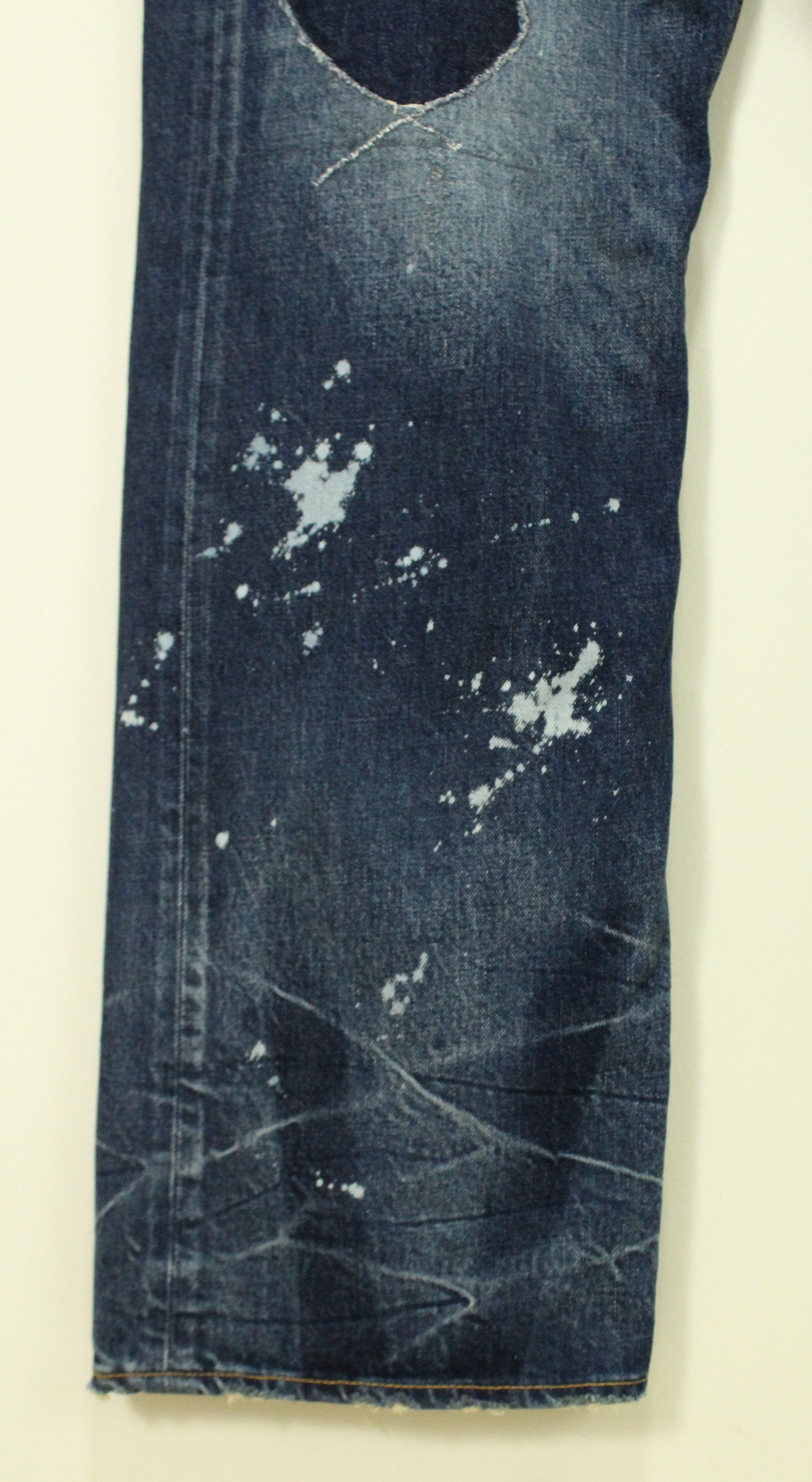 Prps PRPS Denim Jeans Distressed Style Bleach Grunge Nirvana Size US 38 / EU 54 - 6 Thumbnail